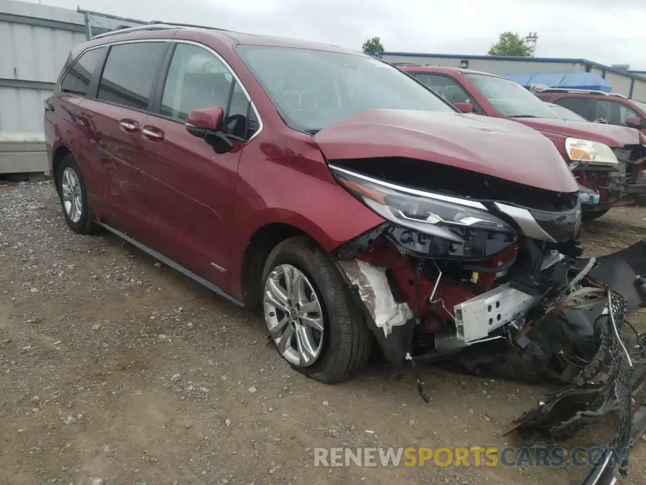 1 Photograph of a damaged car 5TDESKFC1MS026610 TOYOTA SIENNA 2021