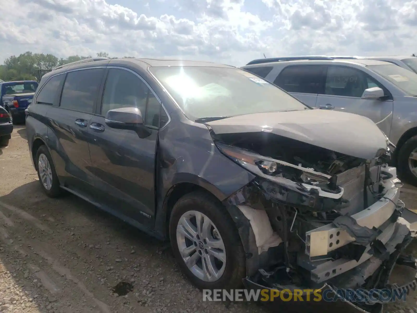 1 Photograph of a damaged car 5TDESKFC4MS013625 TOYOTA SIENNA 2021