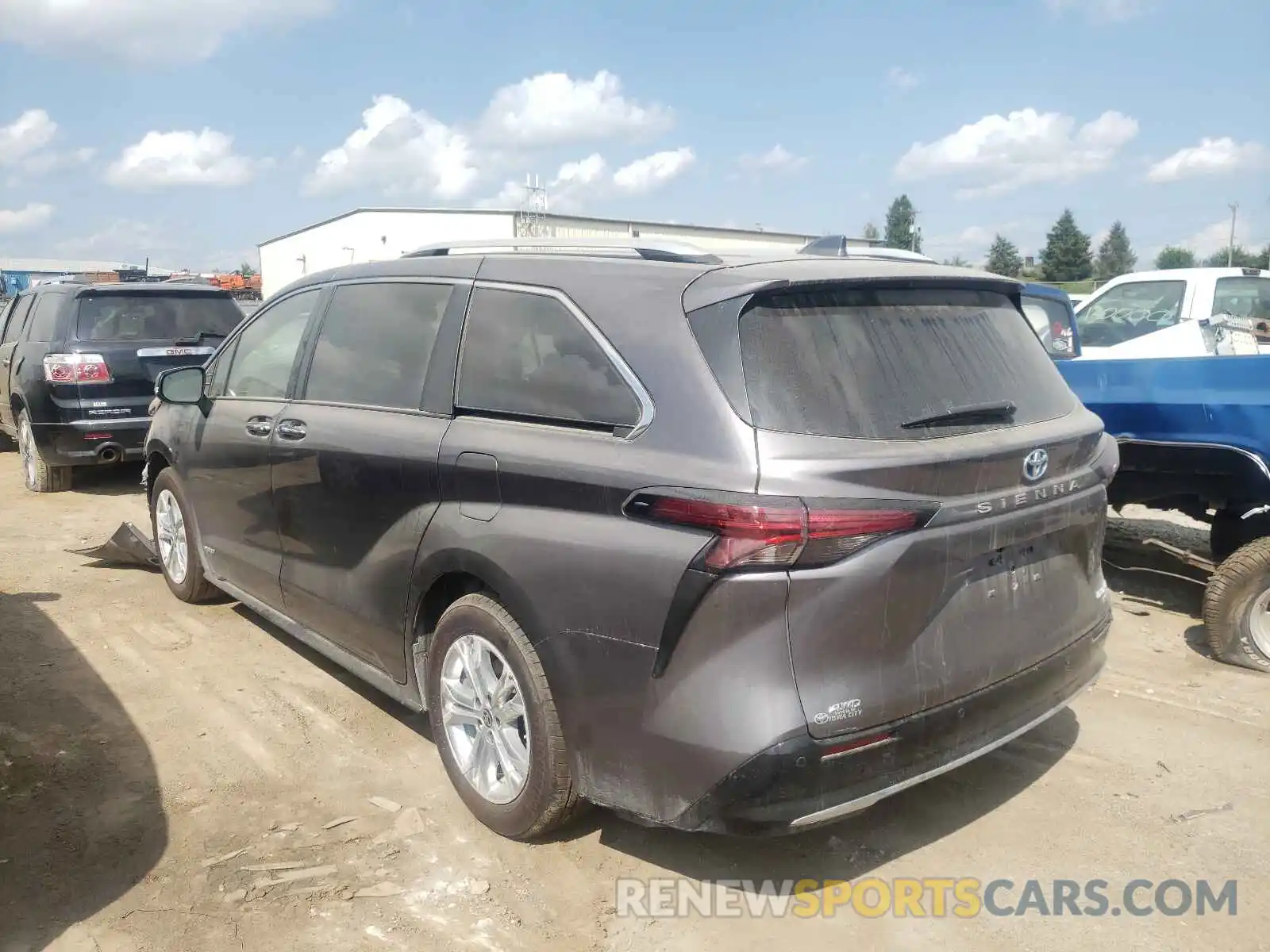 3 Фотография поврежденного автомобиля 5TDESKFC4MS013625 TOYOTA SIENNA 2021