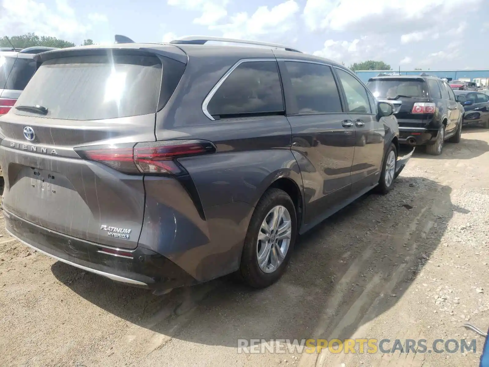 4 Фотография поврежденного автомобиля 5TDESKFC4MS013625 TOYOTA SIENNA 2021