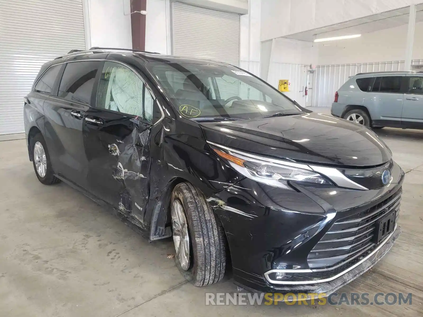 1 Photograph of a damaged car 5TDESKFC6MS028708 TOYOTA SIENNA 2021