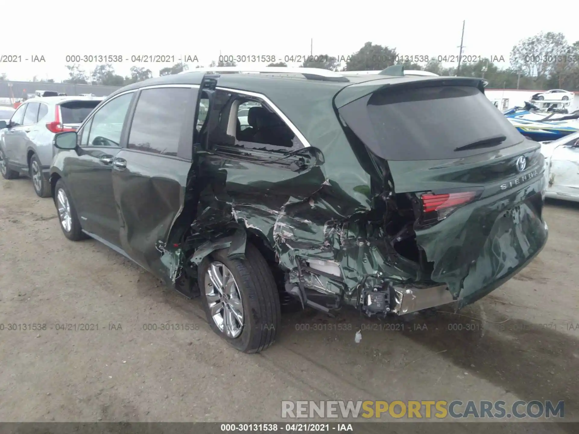 3 Photograph of a damaged car 5TDESKFC9MS004581 TOYOTA SIENNA 2021