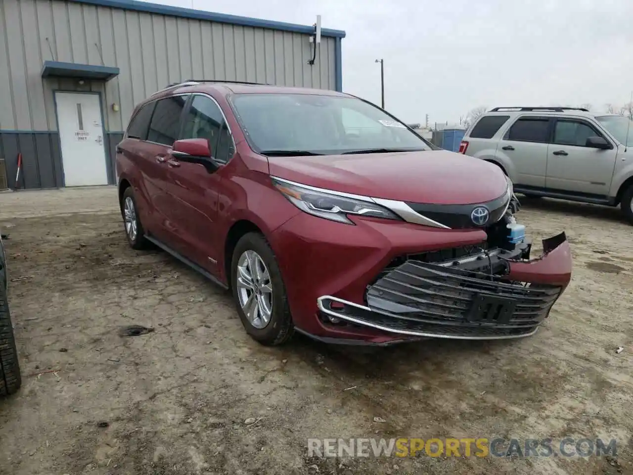 1 Photograph of a damaged car 5TDESKFC9MS006704 TOYOTA SIENNA 2021