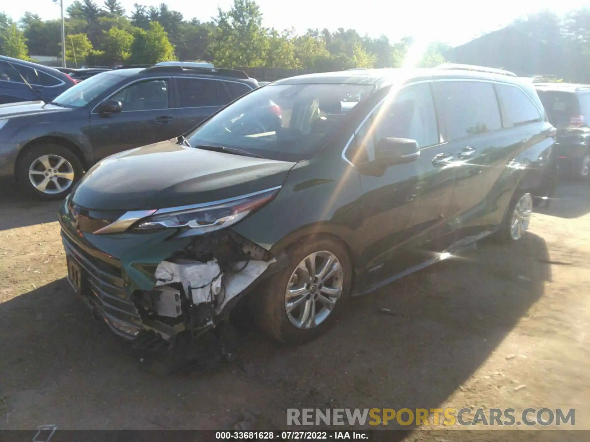 2 Photograph of a damaged car 5TDESKFC9MS015838 TOYOTA SIENNA 2021