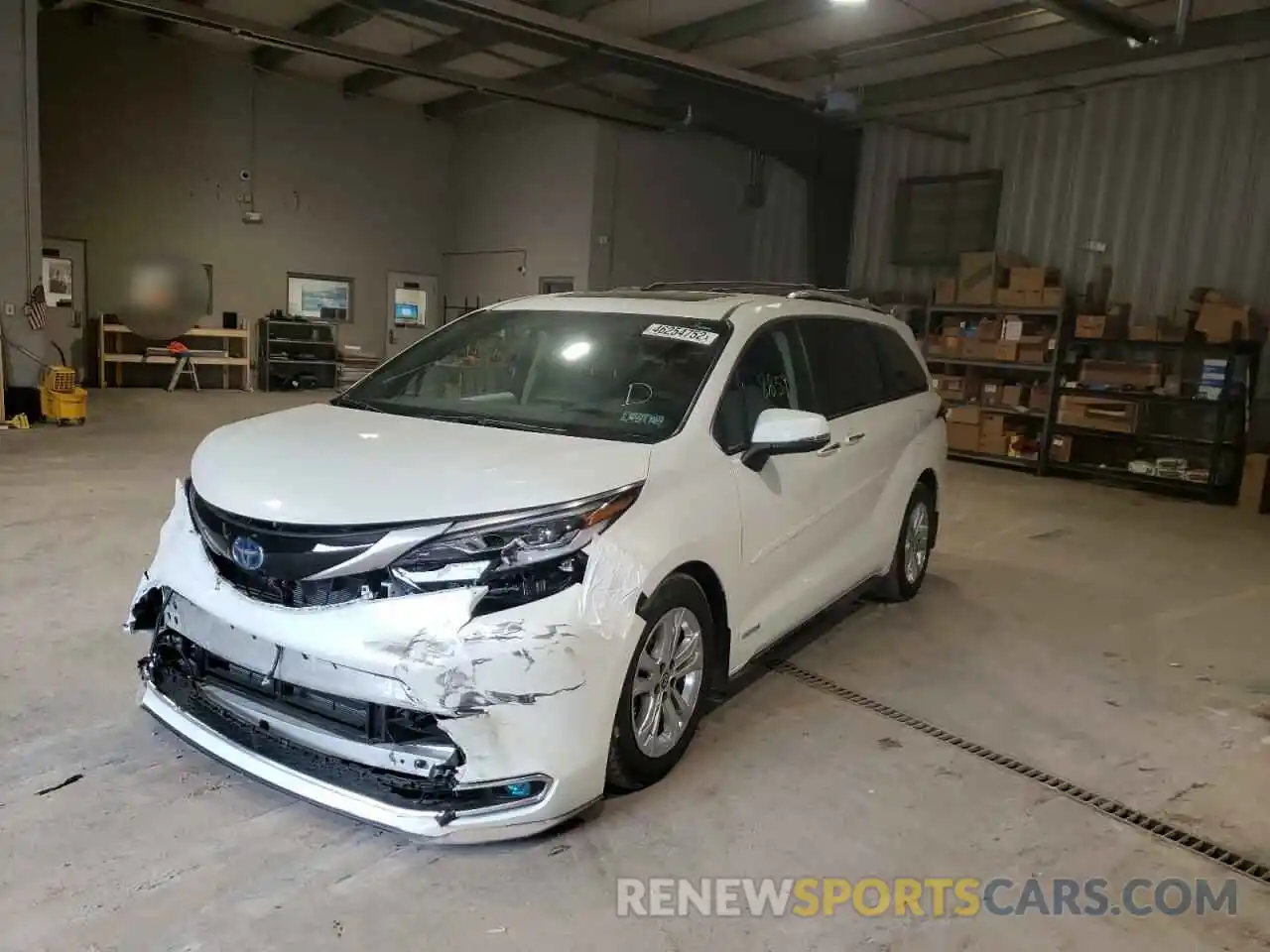 2 Photograph of a damaged car 5TDESKFCXMS034284 TOYOTA SIENNA 2021