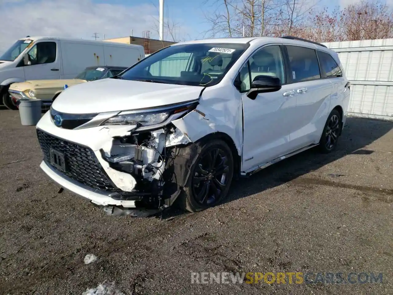 2 Фотография поврежденного автомобиля 5TDGRKEC1MS052128 TOYOTA SIENNA 2021