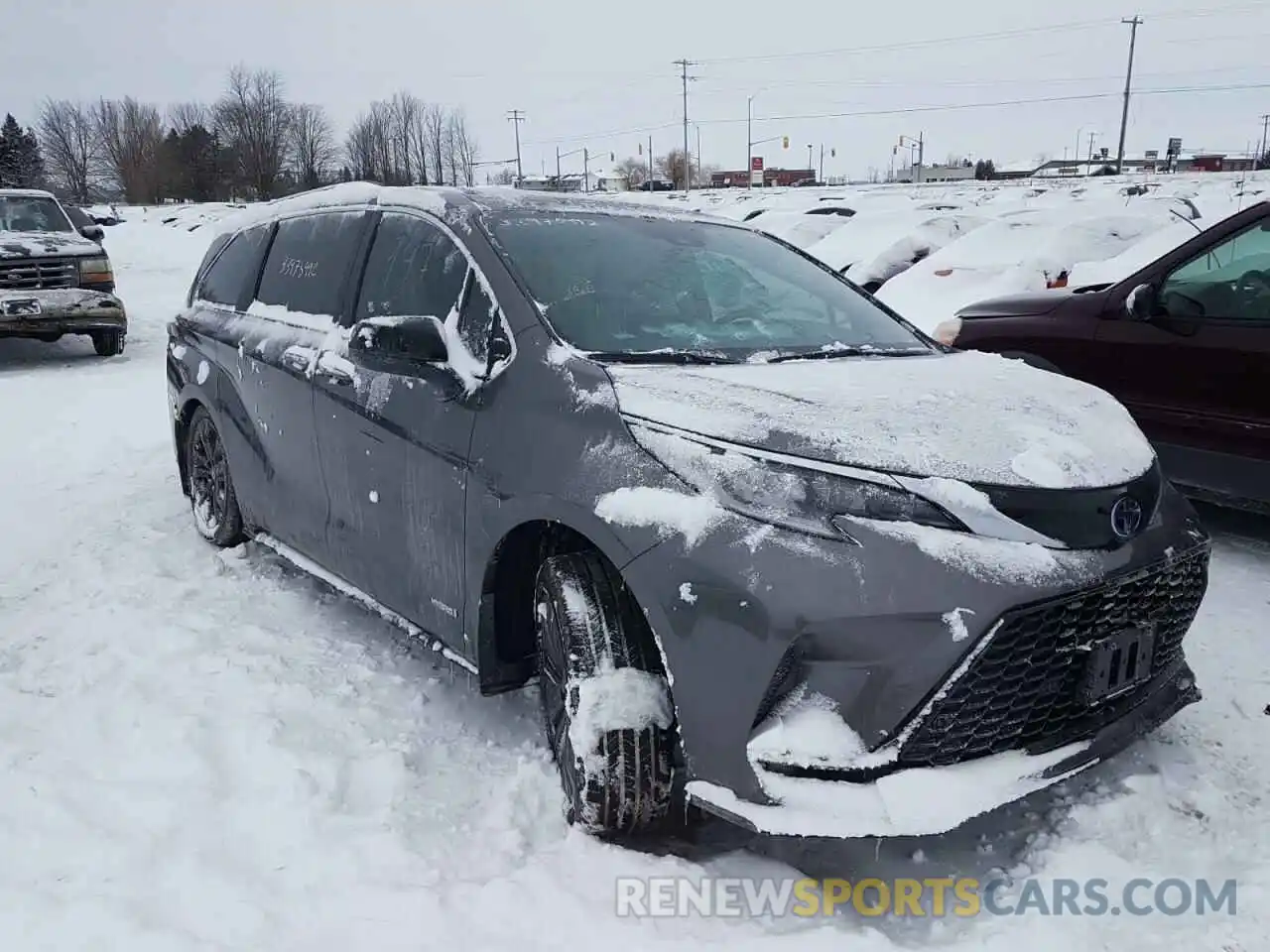 1 Photograph of a damaged car 5TDGRKEC4MS049191 TOYOTA SIENNA 2021