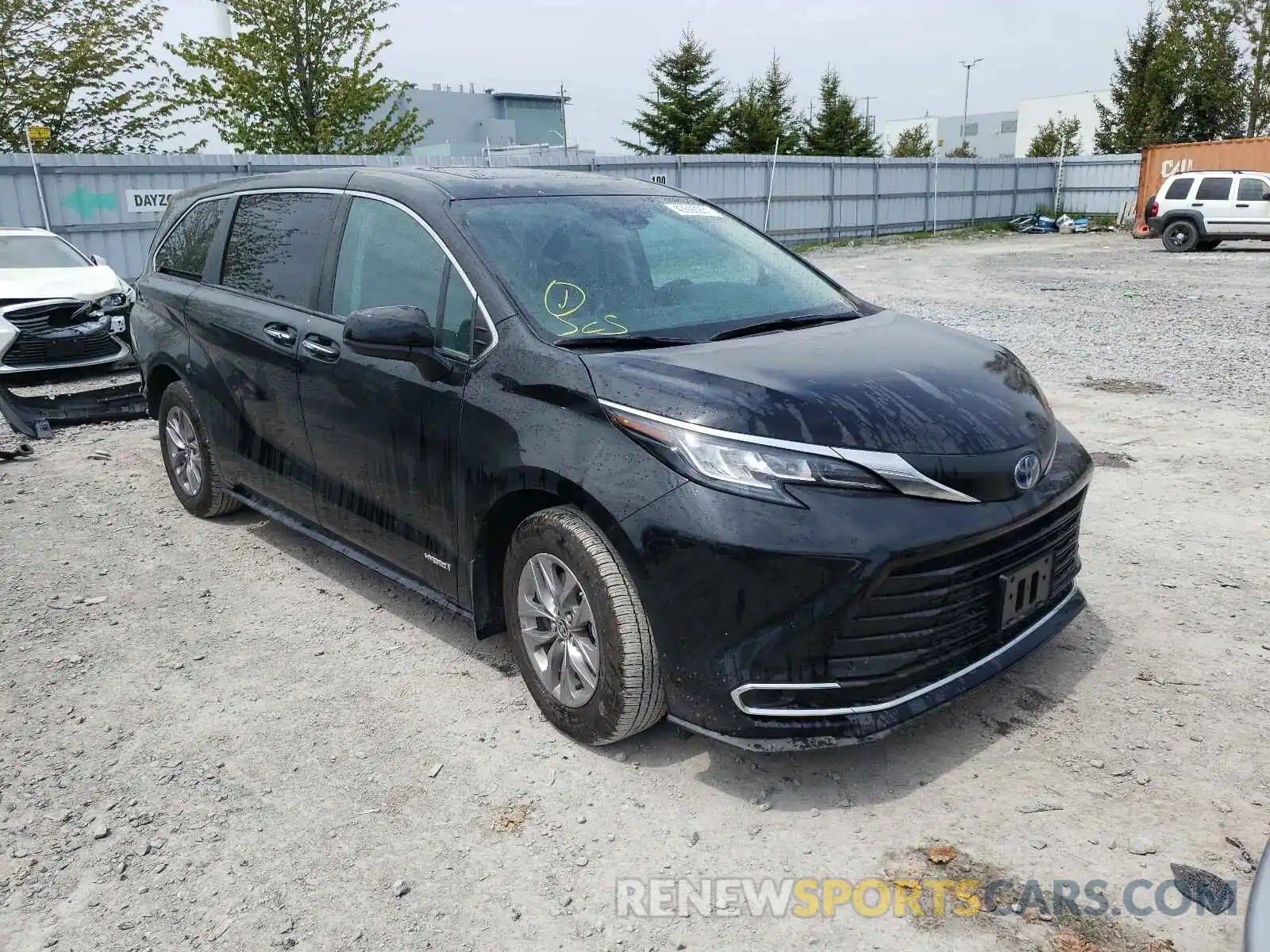 1 Фотография поврежденного автомобиля 5TDGRKEC9MS021211 TOYOTA SIENNA 2021