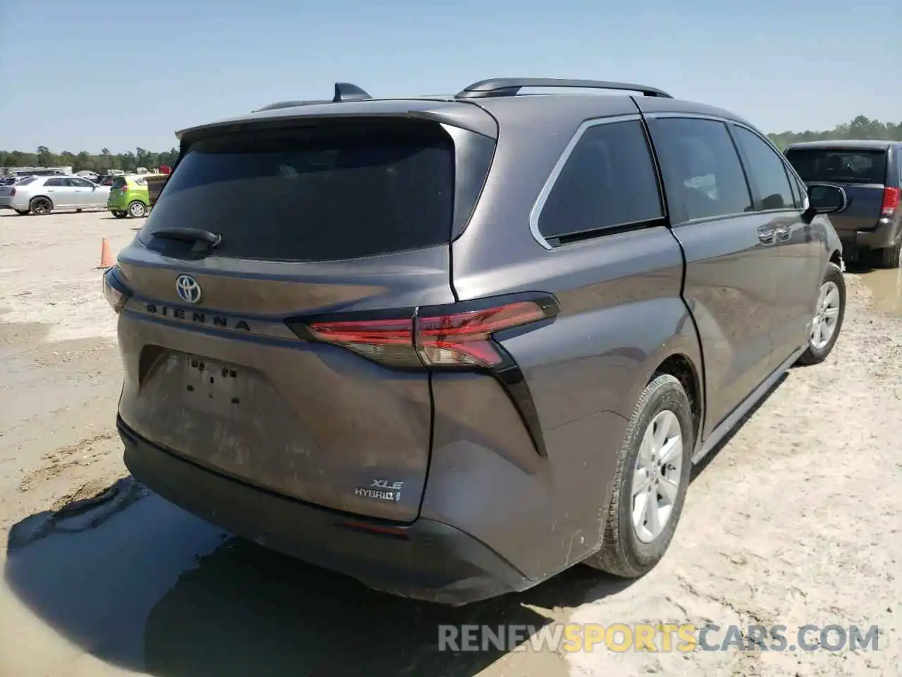 4 Фотография поврежденного автомобиля 5TDJRKEC3MS014566 TOYOTA SIENNA 2021