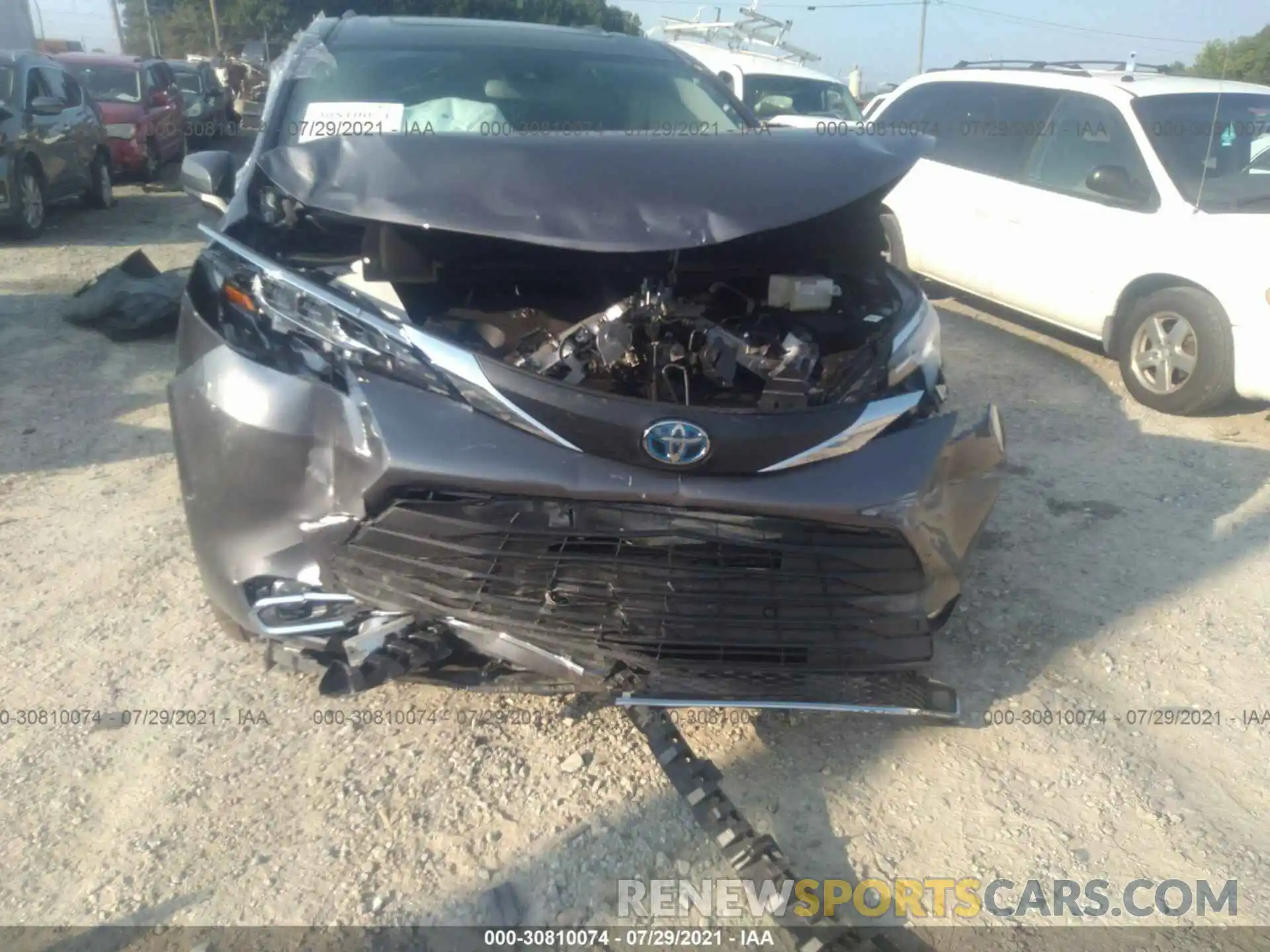 6 Photograph of a damaged car 5TDJRKEC3MS042528 TOYOTA SIENNA 2021