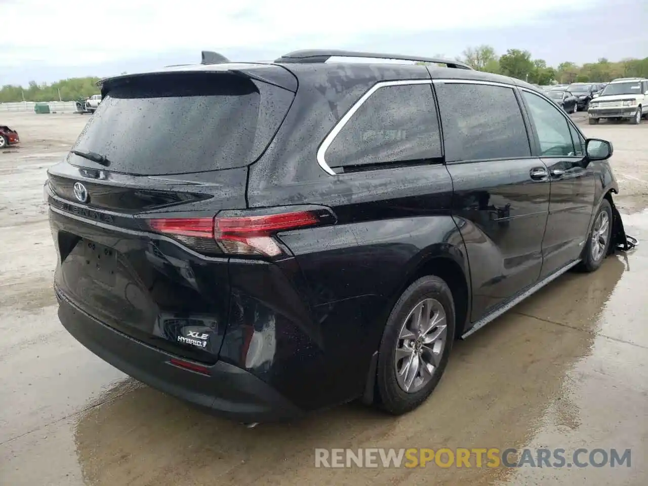 4 Фотография поврежденного автомобиля 5TDJRKEC5MS037797 TOYOTA SIENNA 2021