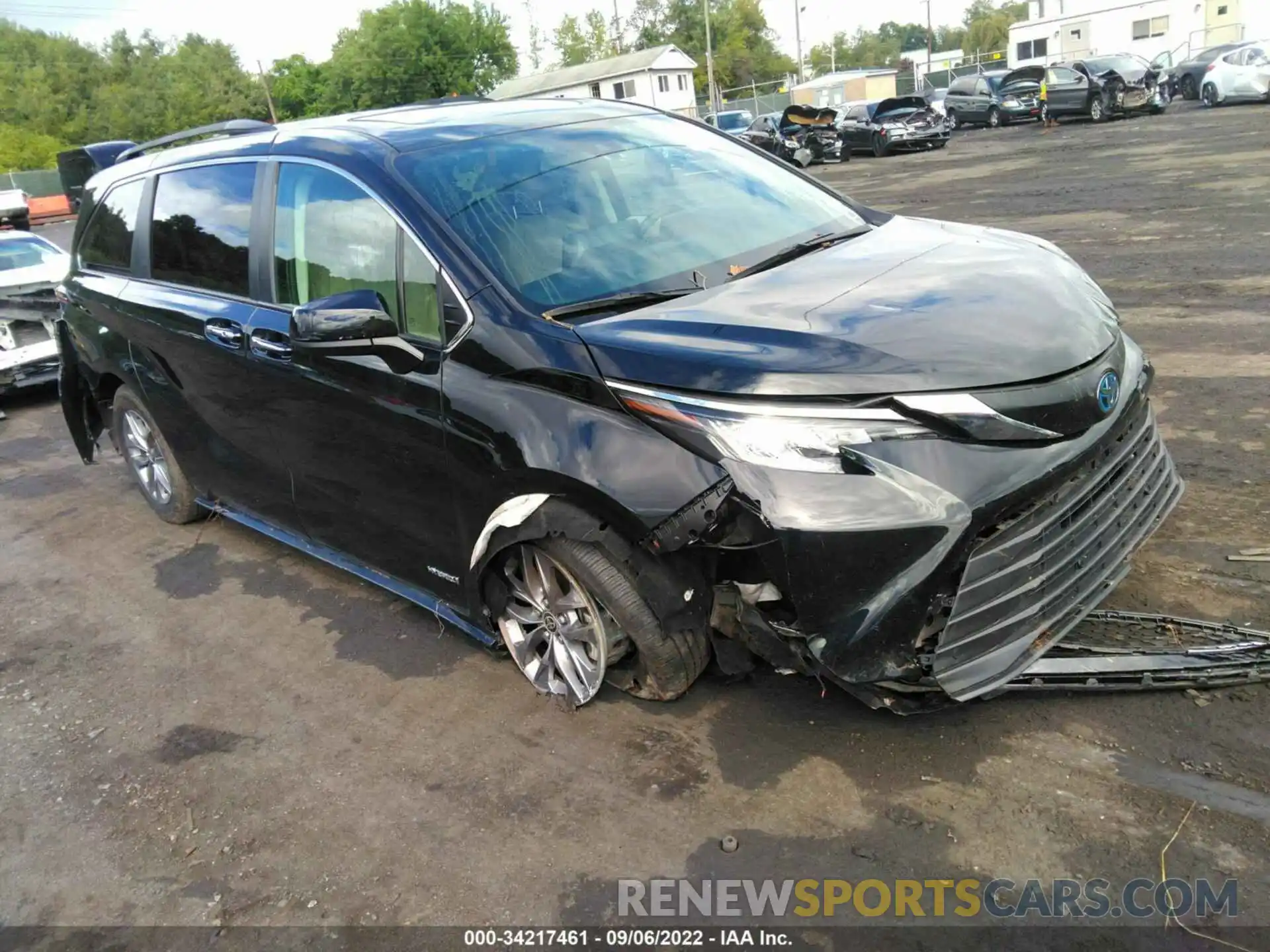 1 Photograph of a damaged car 5TDJSKFC1MS022247 TOYOTA SIENNA 2021