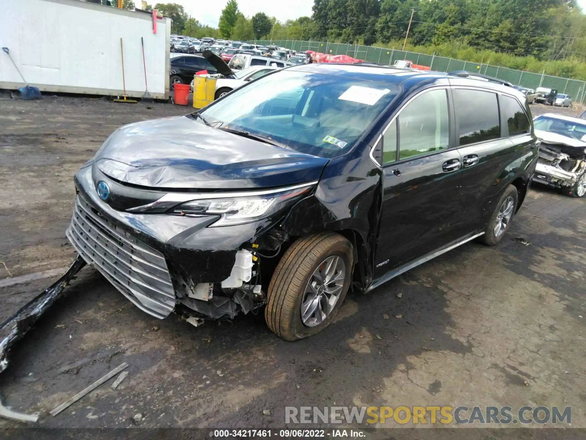 2 Photograph of a damaged car 5TDJSKFC1MS022247 TOYOTA SIENNA 2021