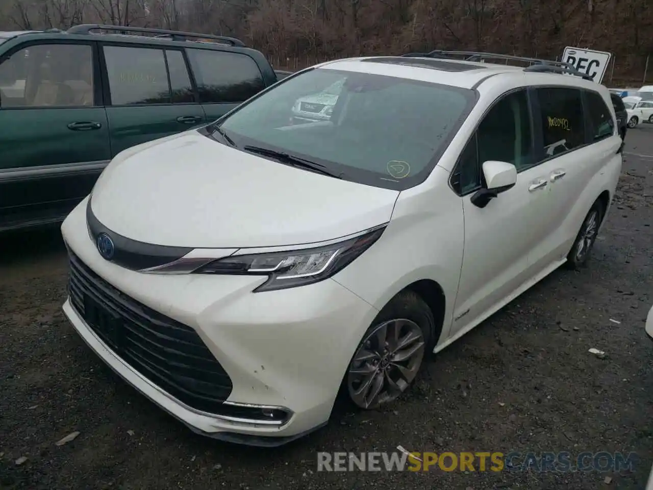 2 Фотография поврежденного автомобиля 5TDJSKFC2MS002363 TOYOTA SIENNA 2021