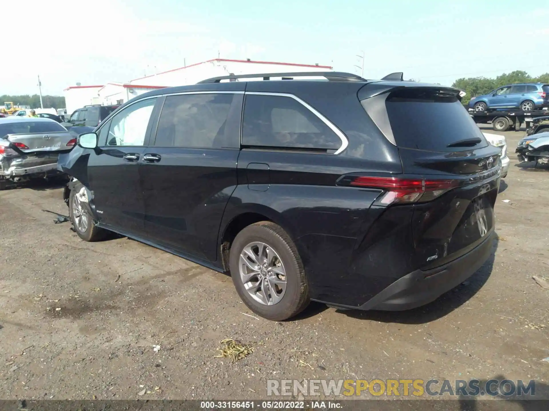 3 Фотография поврежденного автомобиля 5TDJSKFC3MS014280 TOYOTA SIENNA 2021