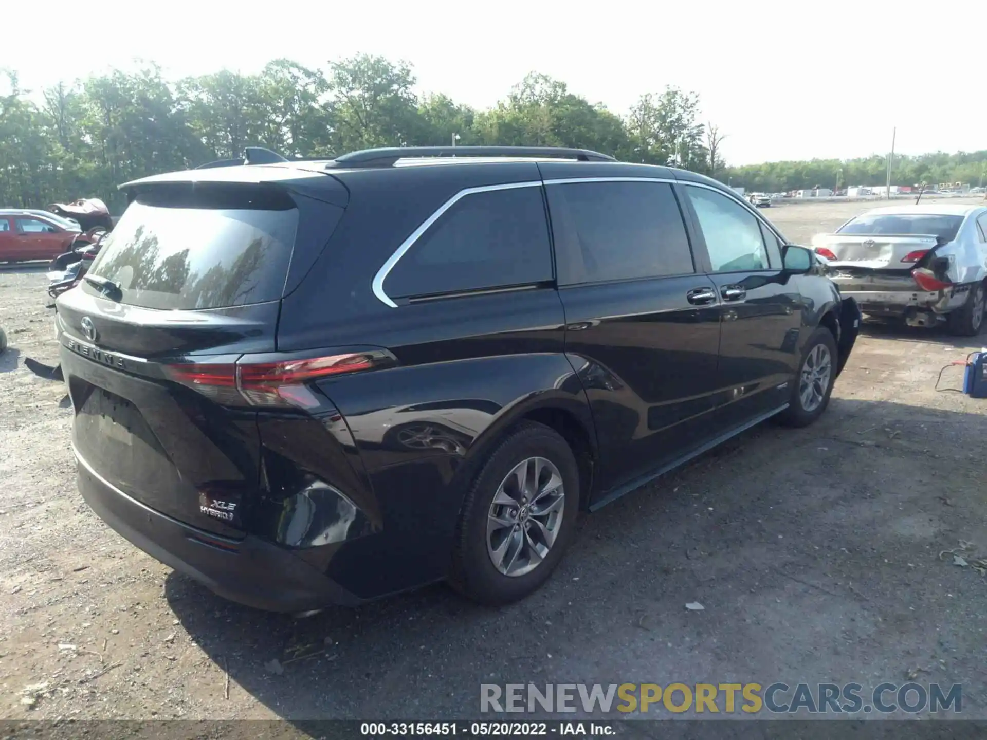 4 Фотография поврежденного автомобиля 5TDJSKFC3MS014280 TOYOTA SIENNA 2021