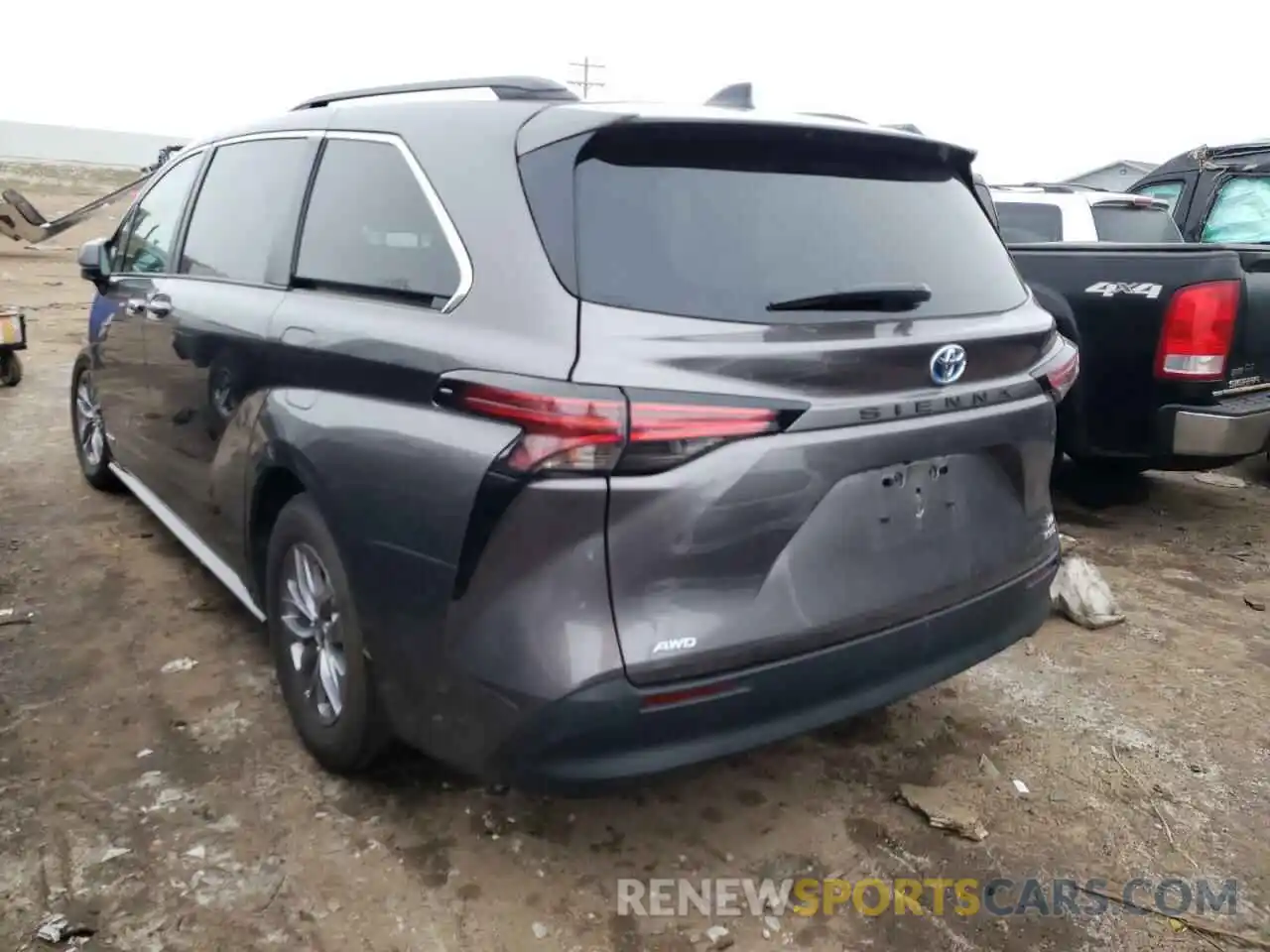 3 Photograph of a damaged car 5TDJSKFC3MS027062 TOYOTA SIENNA 2021