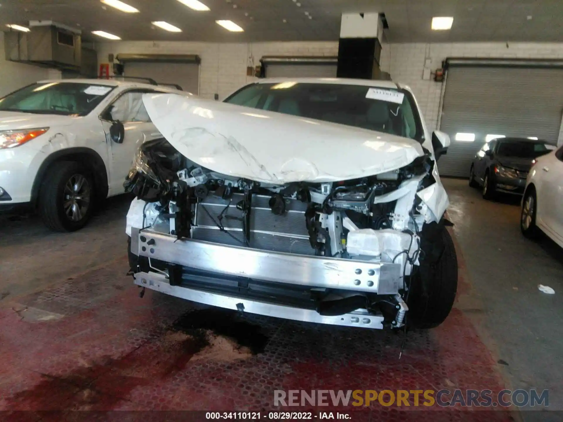 6 Photograph of a damaged car 5TDJSKFC3MS027191 TOYOTA SIENNA 2021