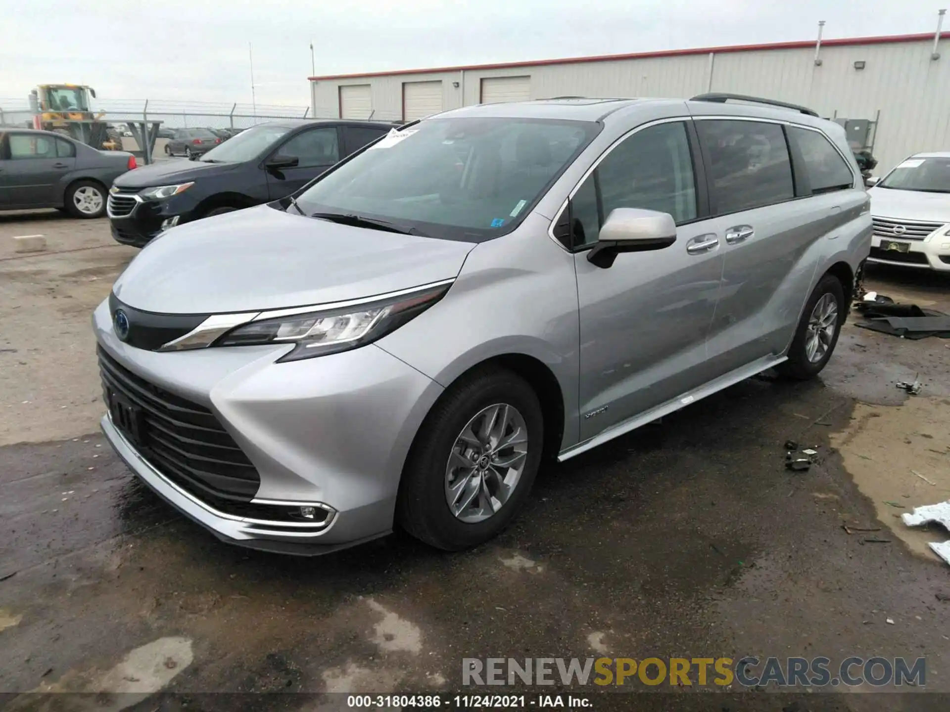 2 Фотография поврежденного автомобиля 5TDJSKFC5MS015592 TOYOTA SIENNA 2021