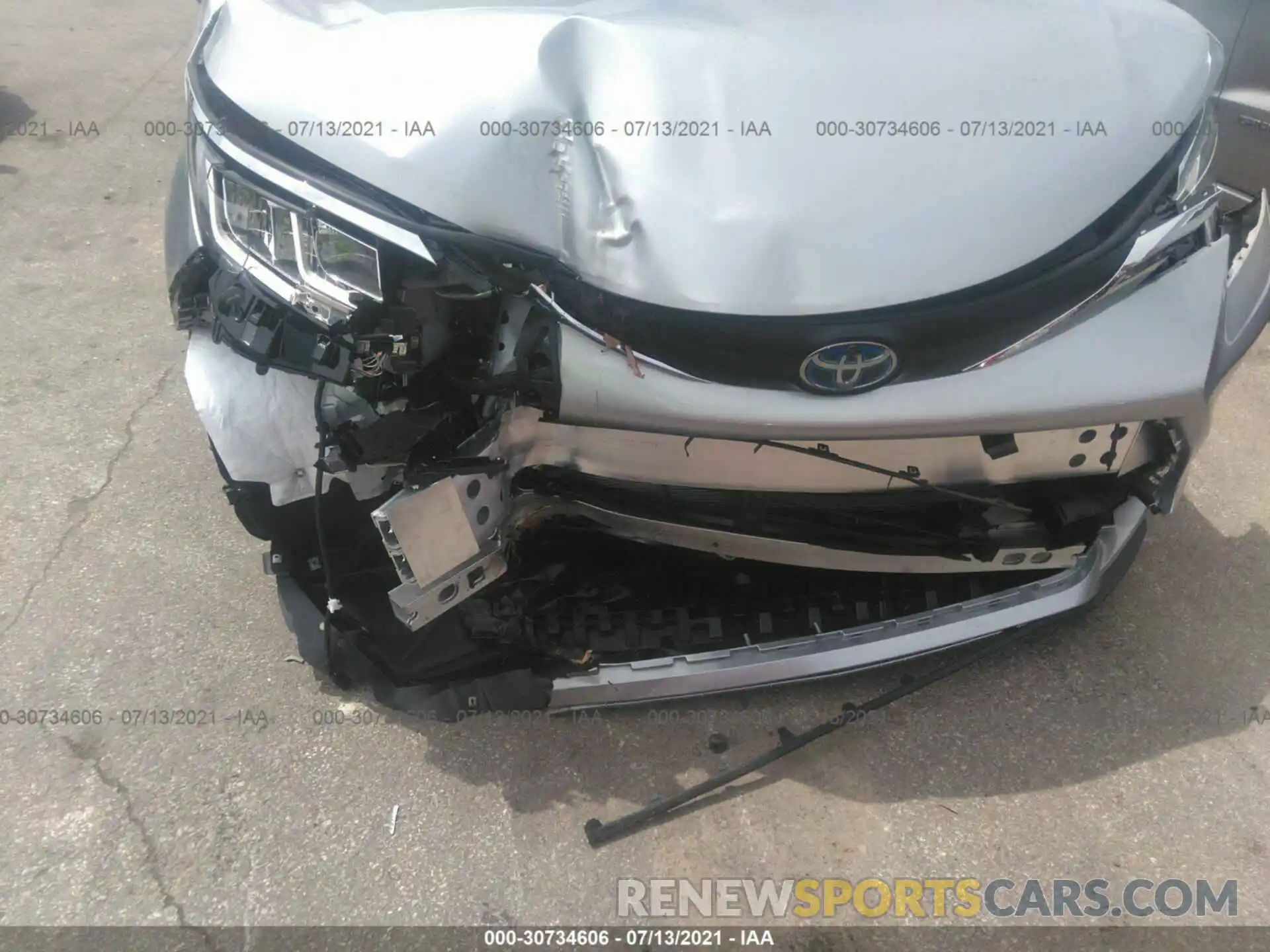 6 Photograph of a damaged car 5TDJSKFC5MS030142 TOYOTA SIENNA 2021