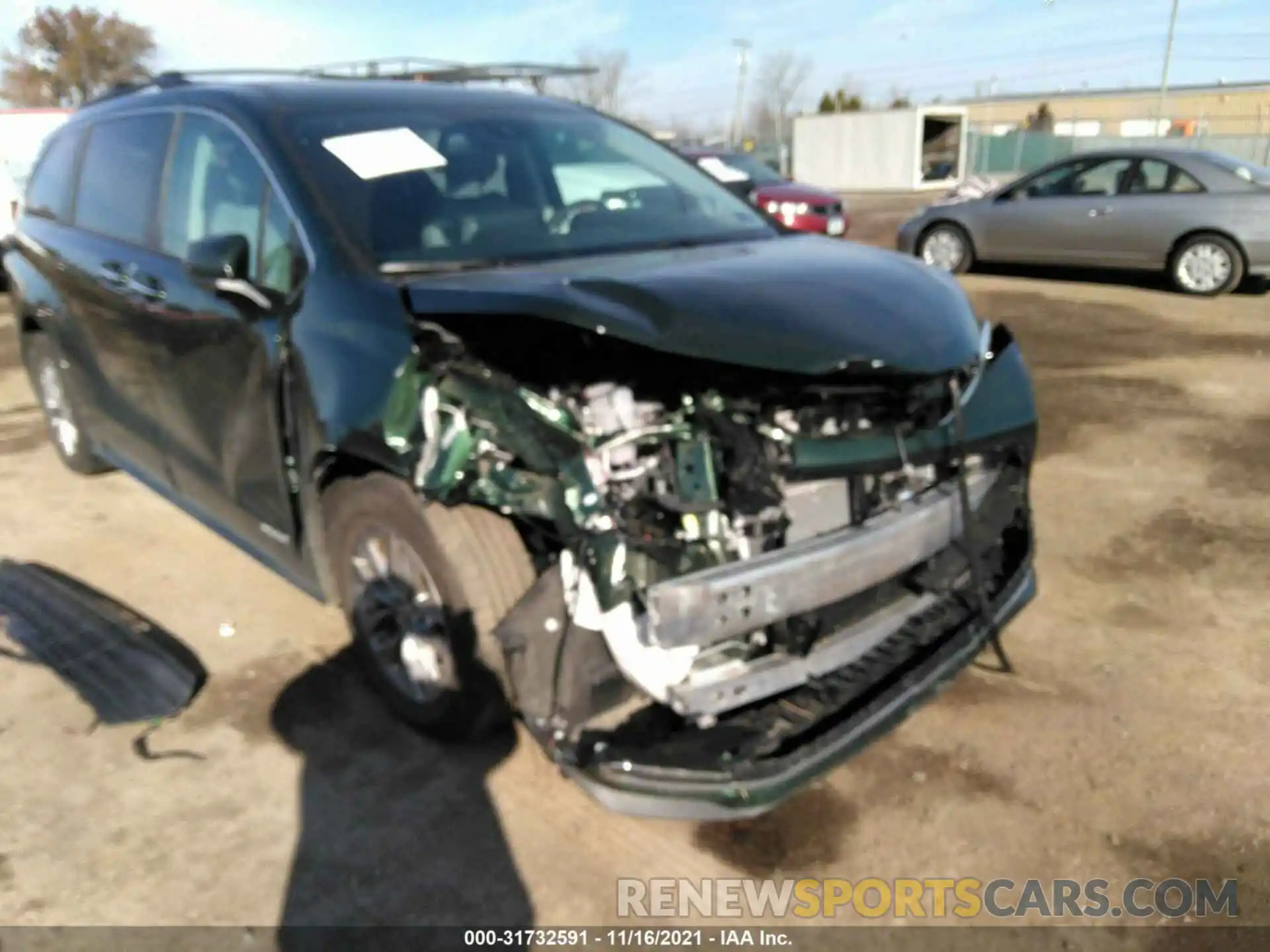 6 Photograph of a damaged car 5TDJSKFC6MS030554 TOYOTA SIENNA 2021