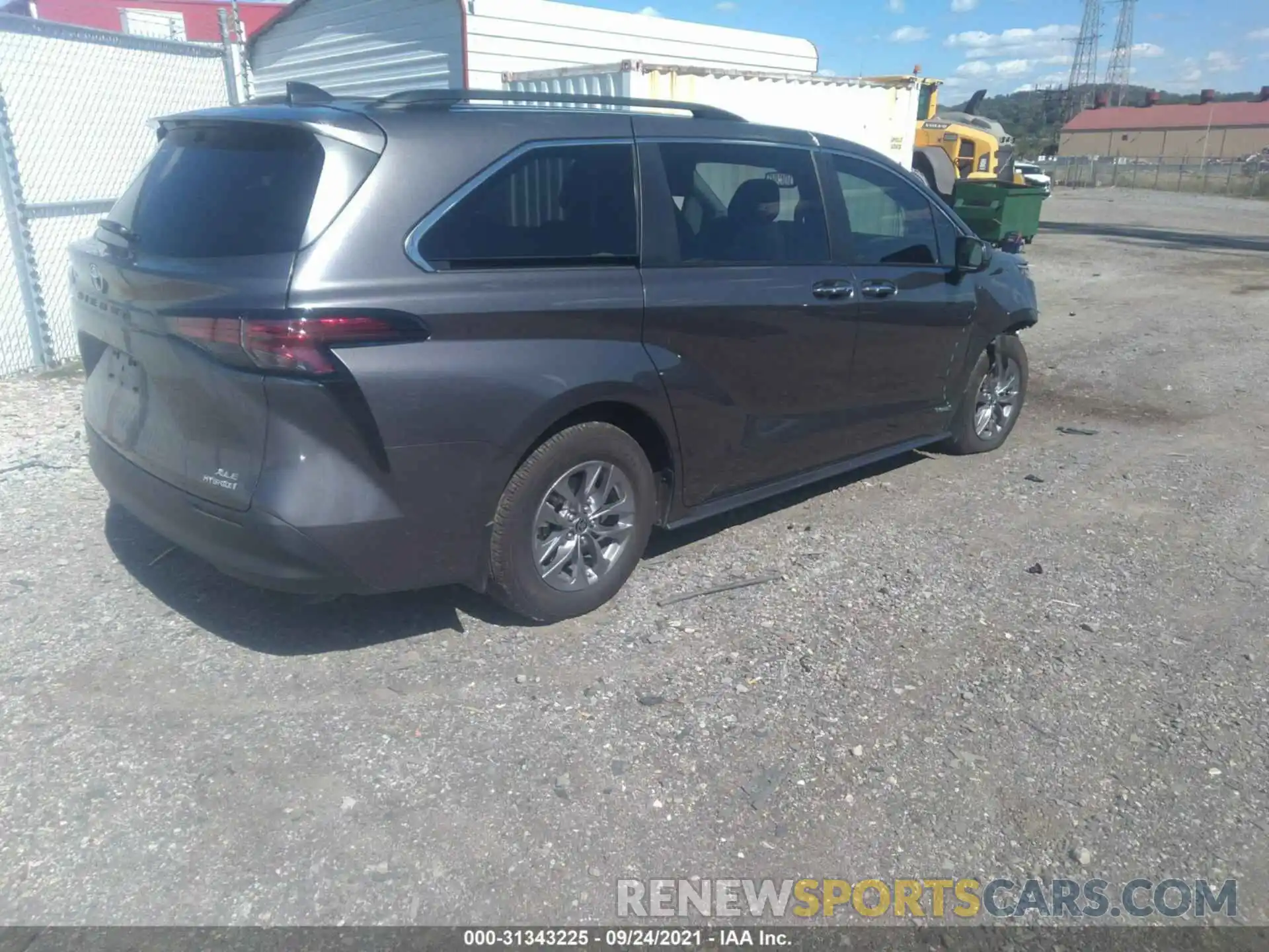 4 Фотография поврежденного автомобиля 5TDJSKFC7MS016937 TOYOTA SIENNA 2021