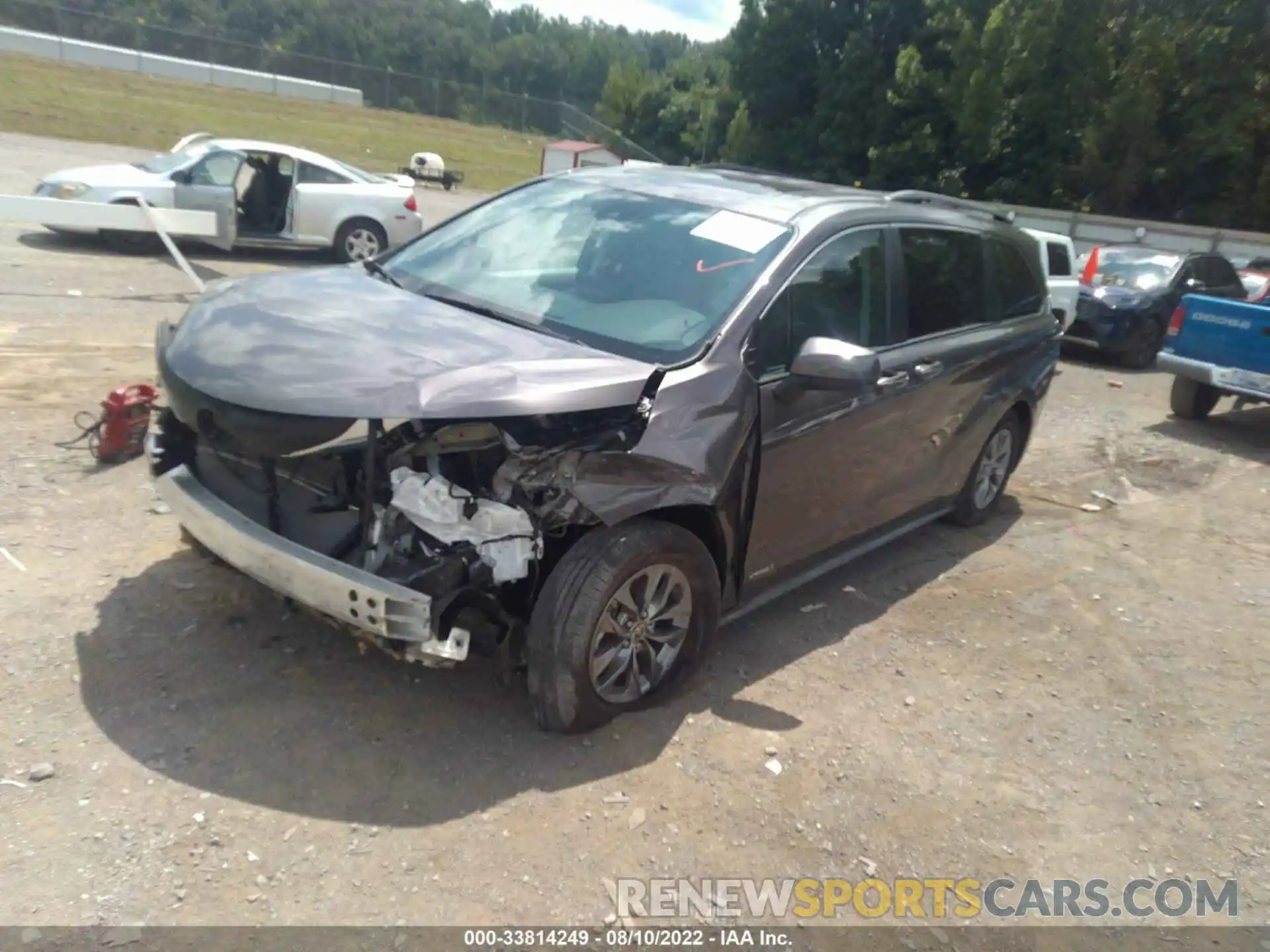 2 Photograph of a damaged car 5TDJSKFC8MS016624 TOYOTA SIENNA 2021