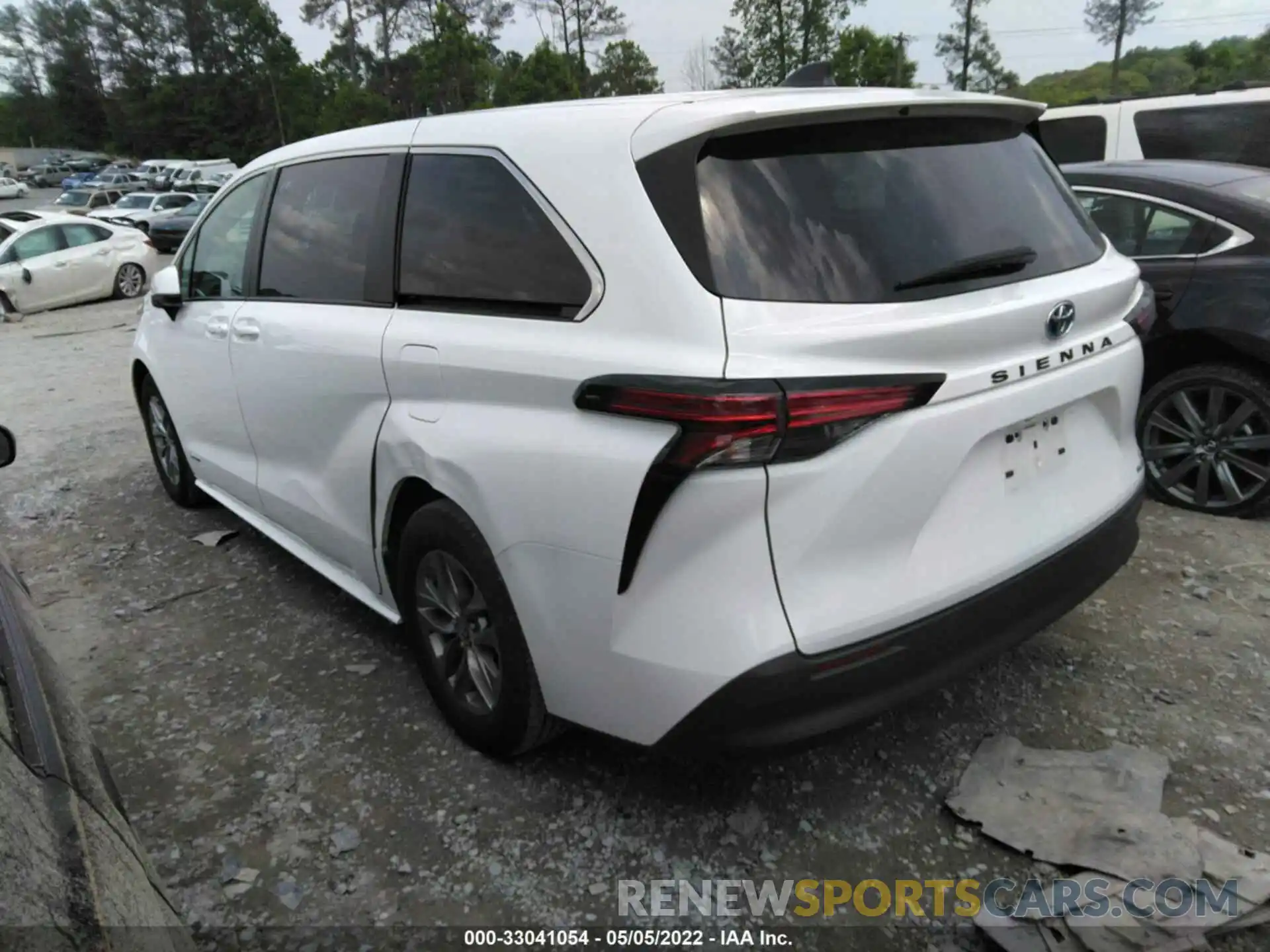 3 Фотография поврежденного автомобиля 5TDKRKEC0MS014769 TOYOTA SIENNA 2021