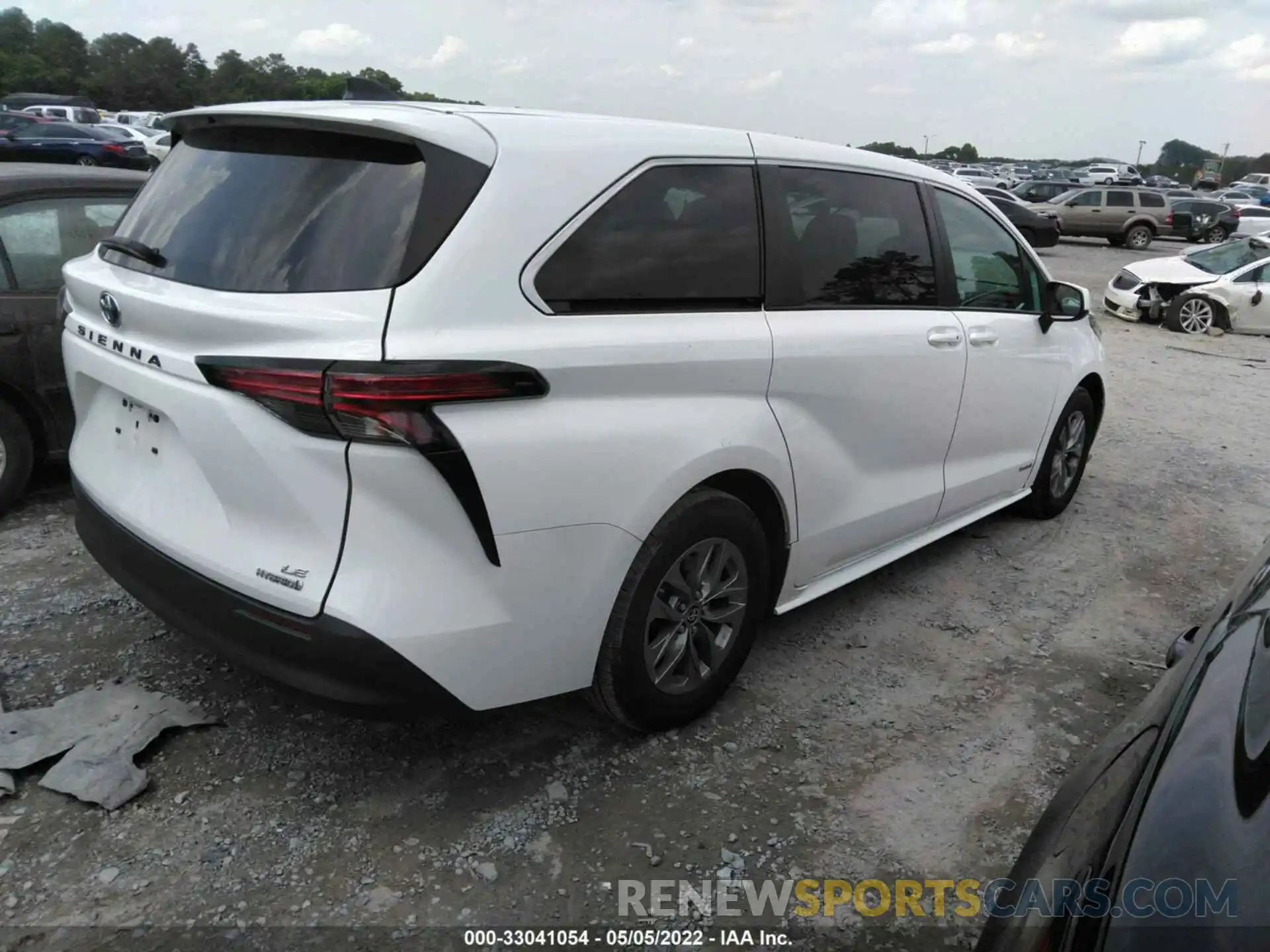 4 Фотография поврежденного автомобиля 5TDKRKEC0MS014769 TOYOTA SIENNA 2021