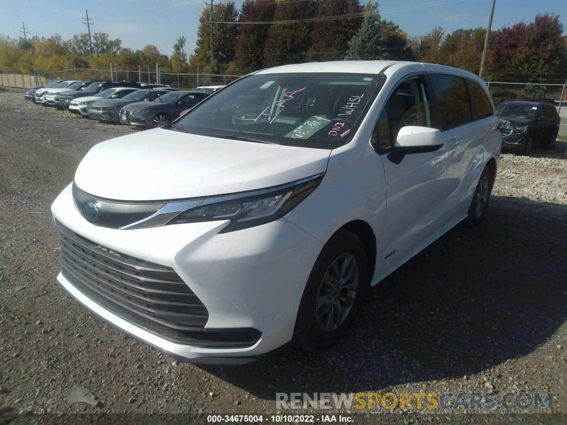 2 Фотография поврежденного автомобиля 5TDKRKEC1MS016370 TOYOTA SIENNA 2021