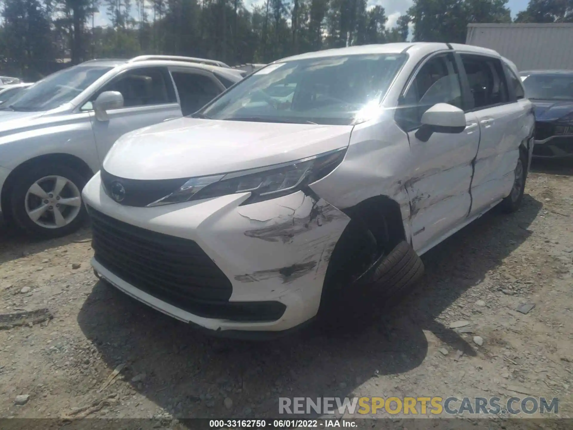 2 Фотография поврежденного автомобиля 5TDKRKEC1MS036487 TOYOTA SIENNA 2021