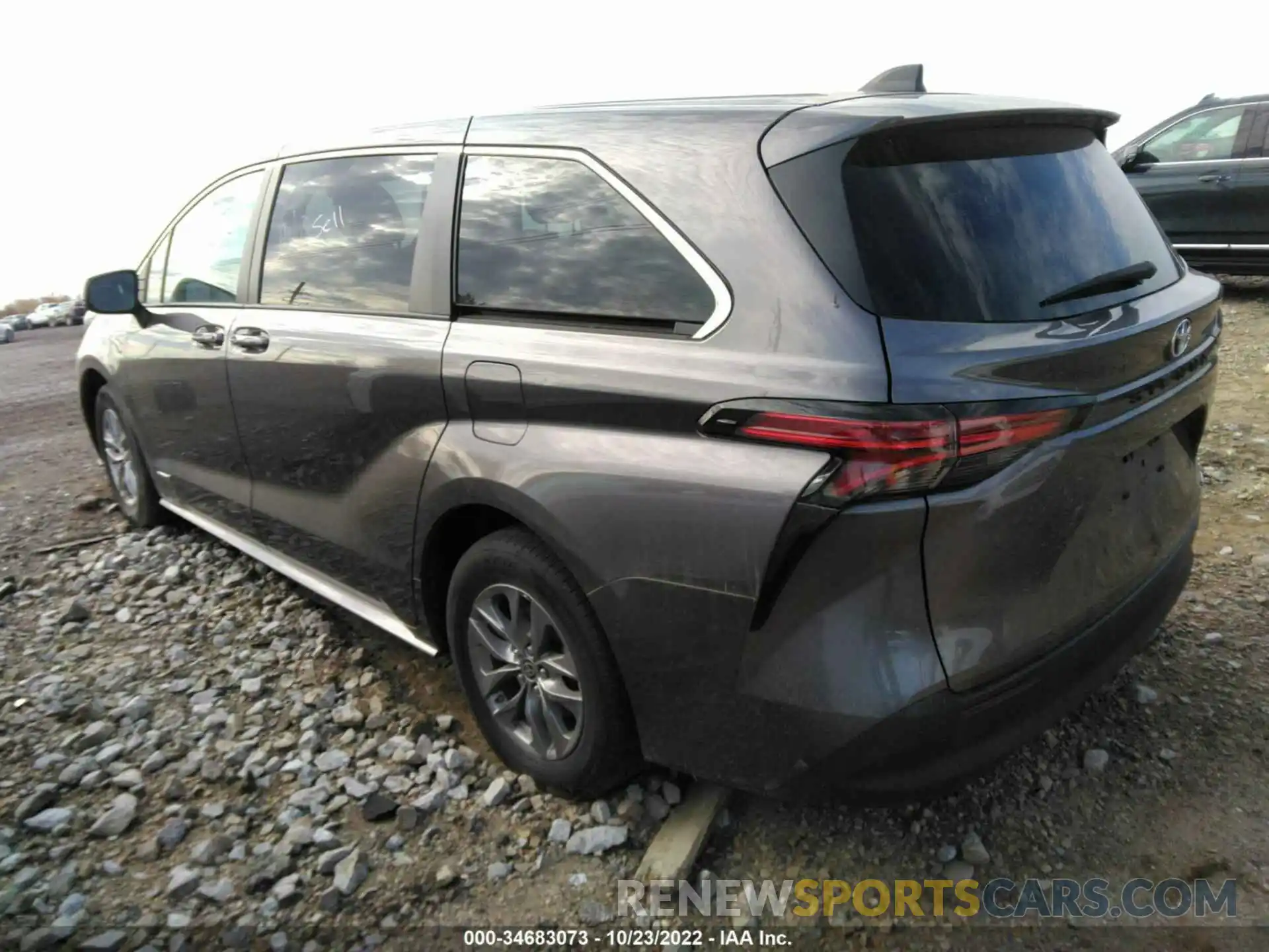 3 Фотография поврежденного автомобиля 5TDKRKEC1MS037221 TOYOTA SIENNA 2021