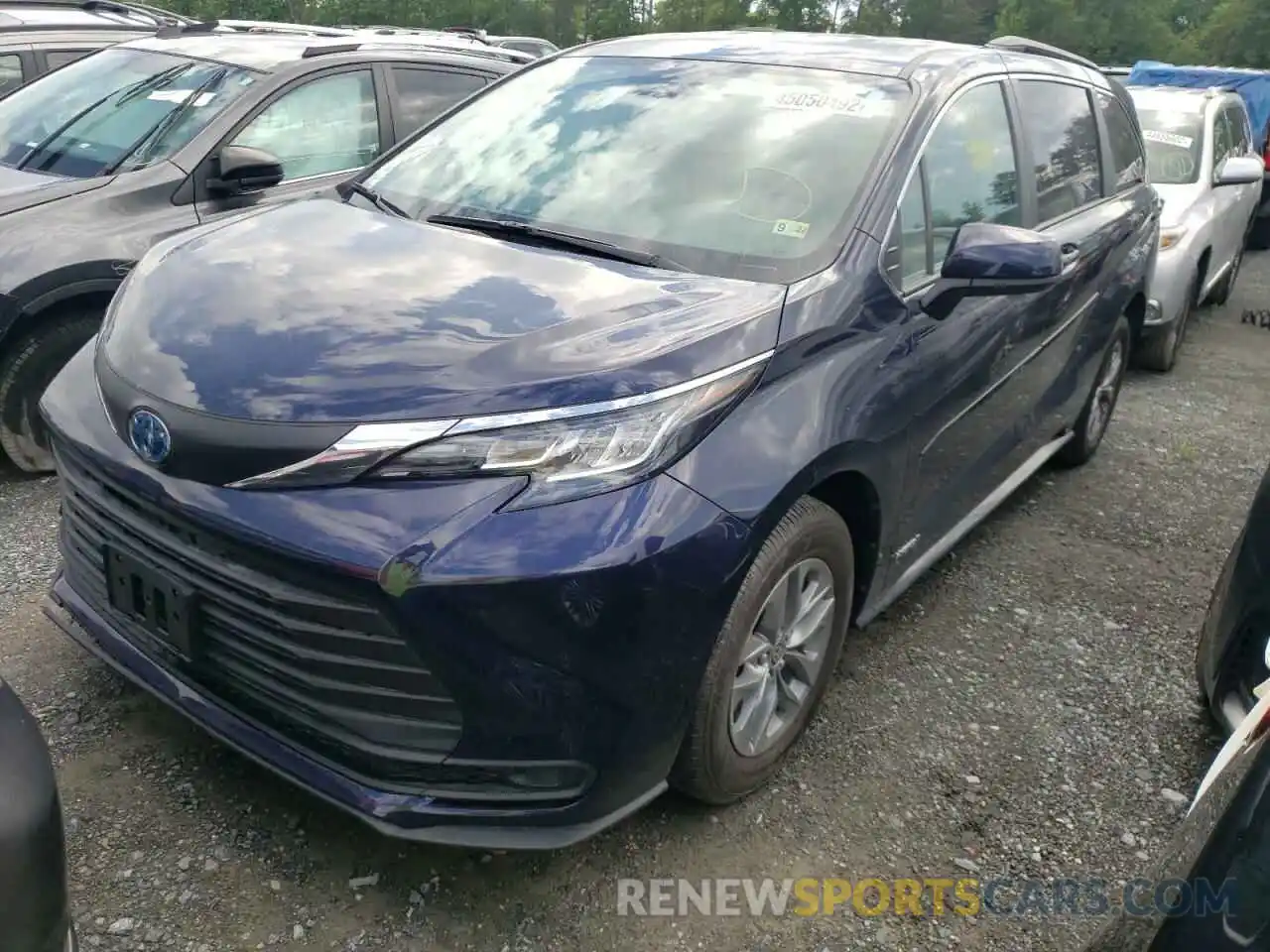 2 Фотография поврежденного автомобиля 5TDKRKEC1MS069912 TOYOTA SIENNA 2021