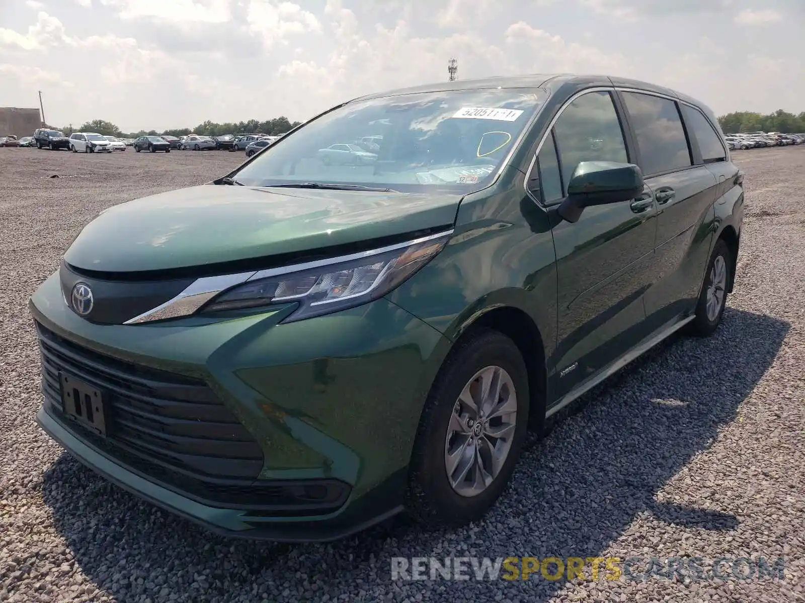 2 Photograph of a damaged car 5TDKRKEC2MS006964 TOYOTA SIENNA 2021