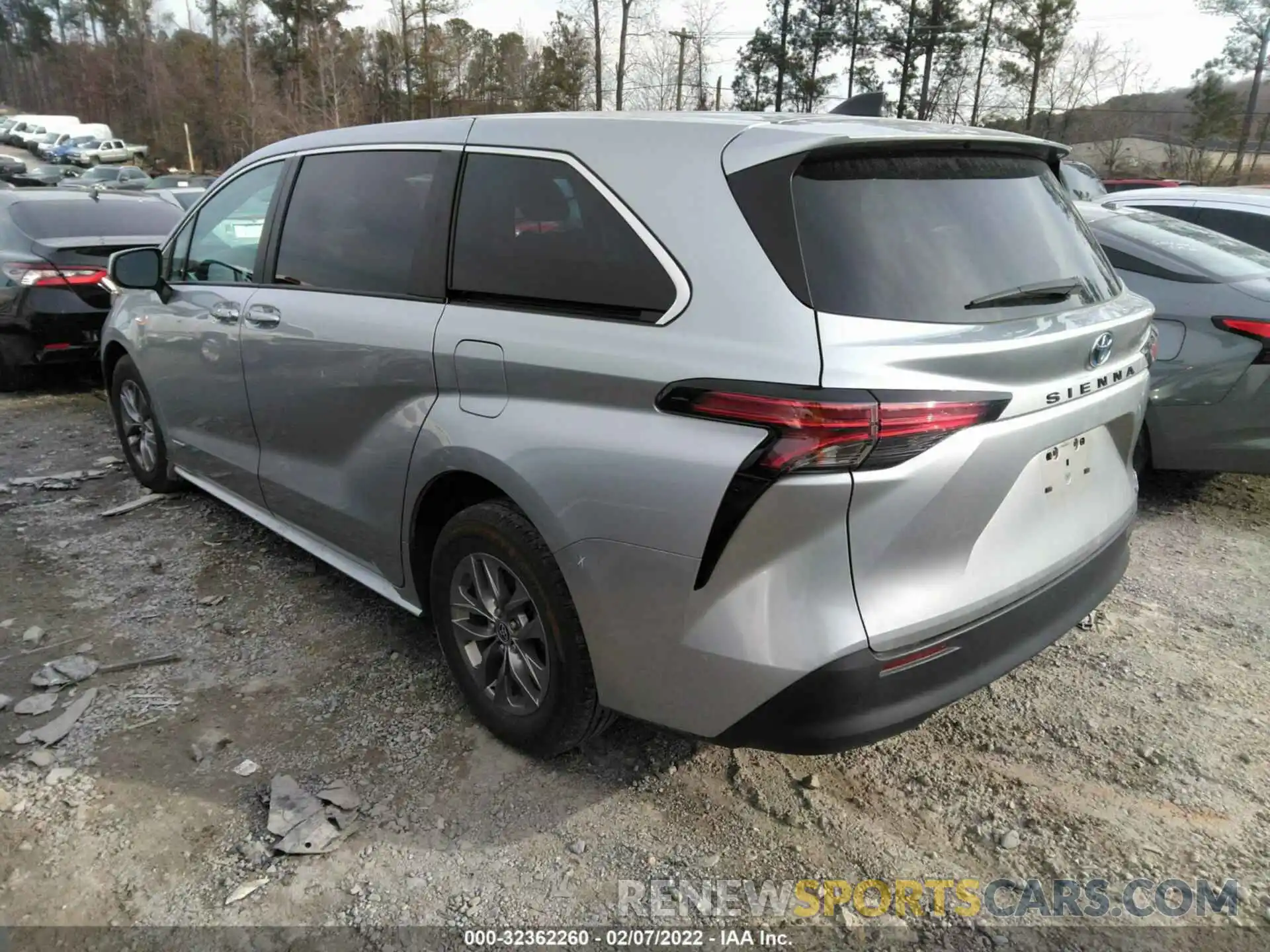 3 Фотография поврежденного автомобиля 5TDKRKEC2MS016927 TOYOTA SIENNA 2021