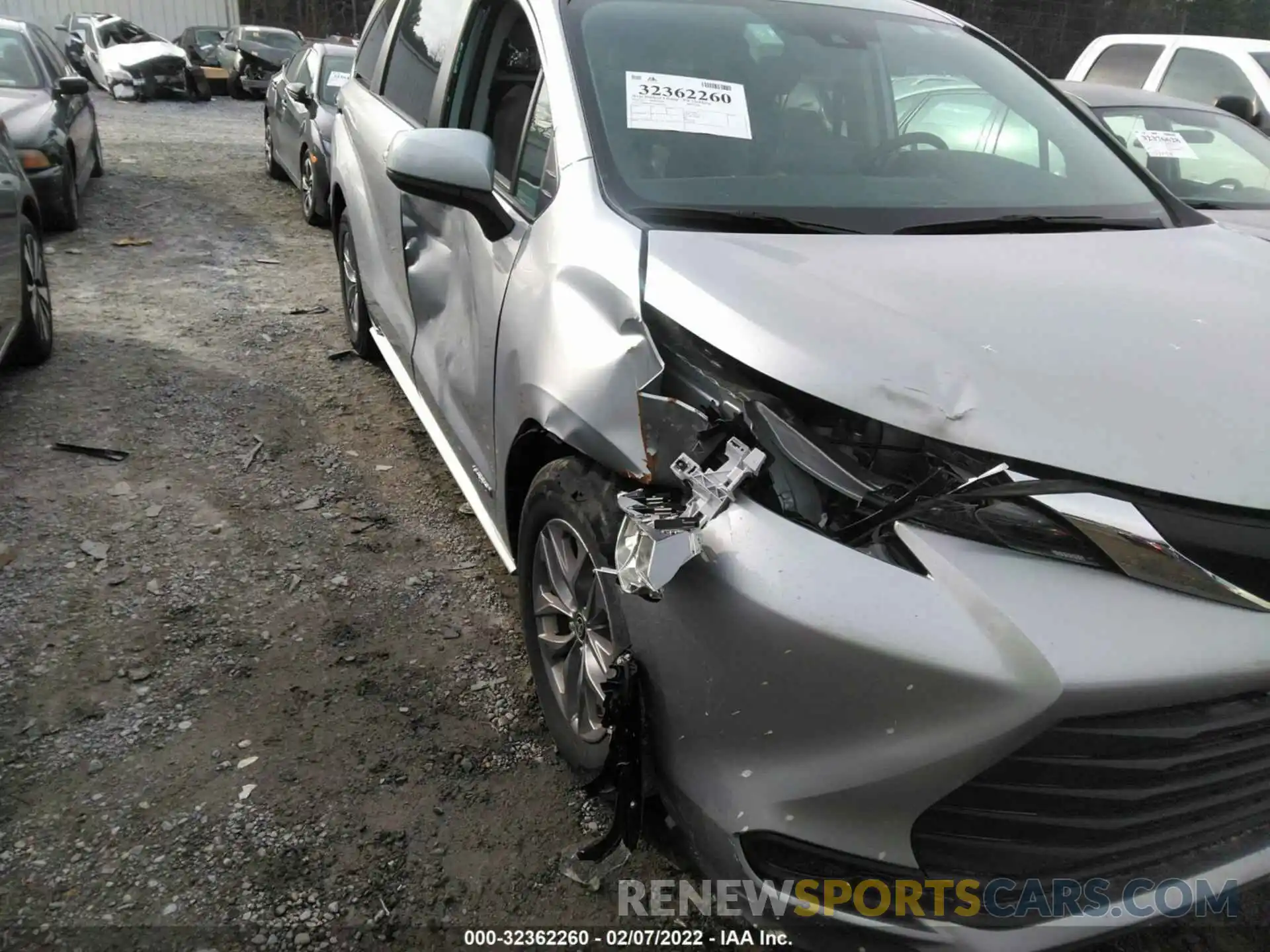 6 Фотография поврежденного автомобиля 5TDKRKEC2MS016927 TOYOTA SIENNA 2021