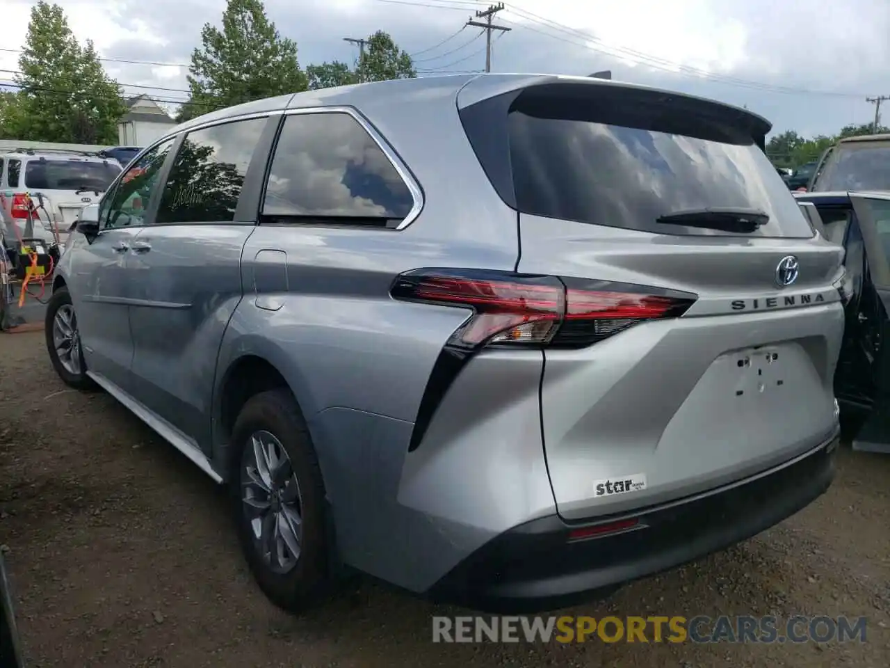 3 Photograph of a damaged car 5TDKRKEC2MS022078 TOYOTA SIENNA 2021