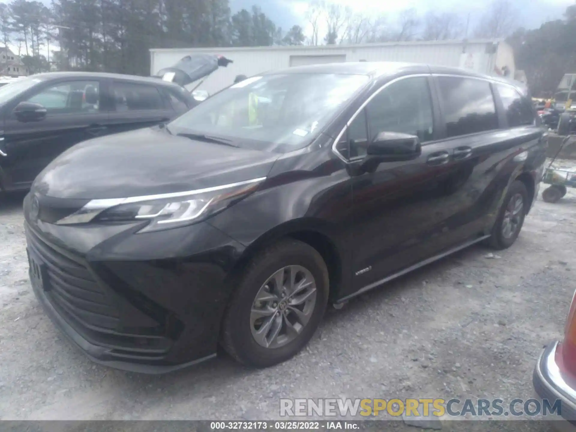 2 Фотография поврежденного автомобиля 5TDKRKEC2MS027944 TOYOTA SIENNA 2021