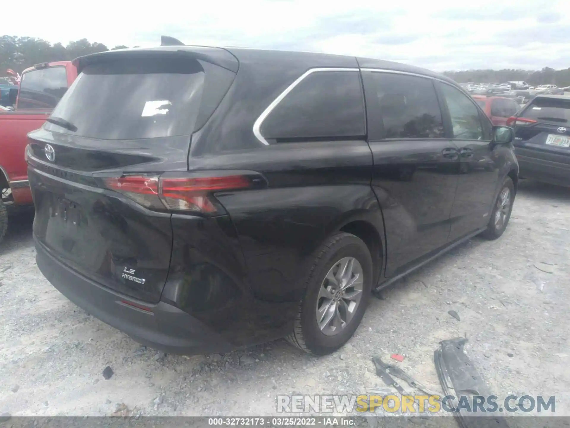 4 Фотография поврежденного автомобиля 5TDKRKEC2MS027944 TOYOTA SIENNA 2021