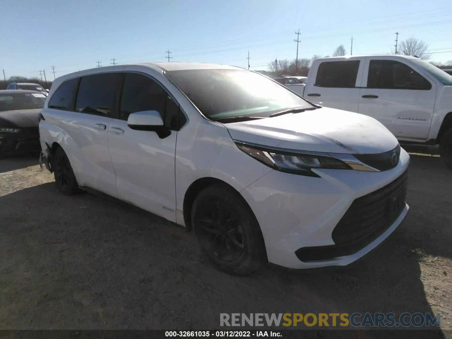 1 Photograph of a damaged car 5TDKRKEC2MS036210 TOYOTA SIENNA 2021