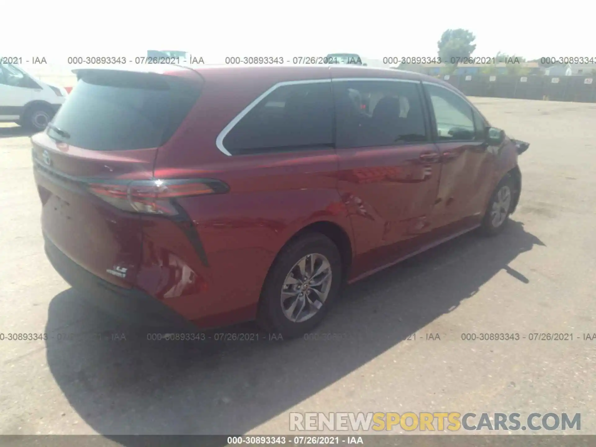 4 Photograph of a damaged car 5TDKRKEC2MS042251 TOYOTA SIENNA 2021