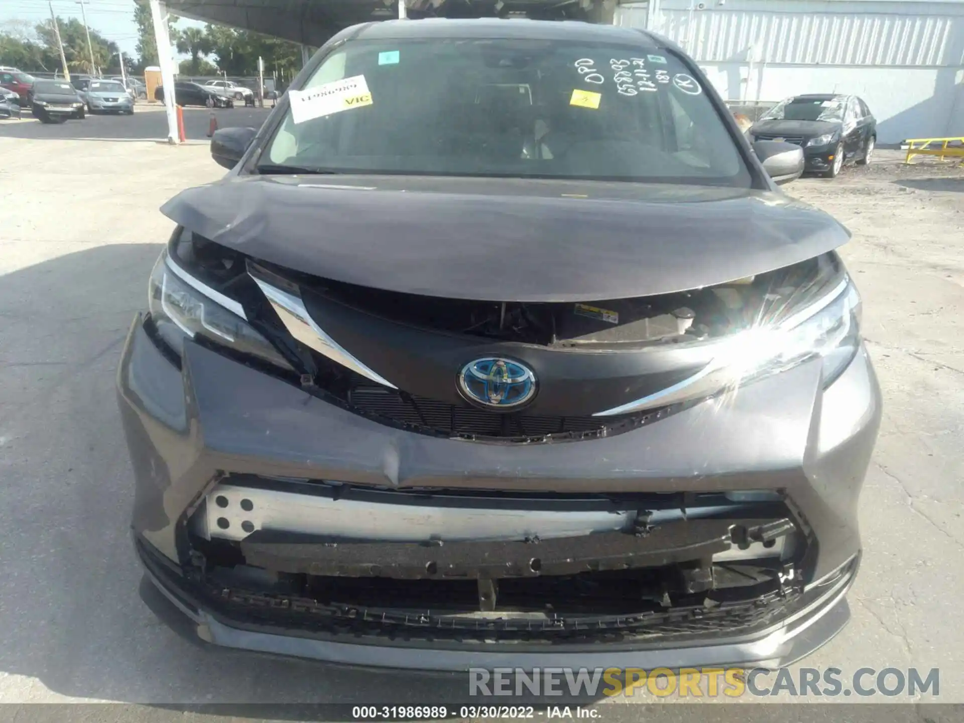 6 Photograph of a damaged car 5TDKRKEC2MS073354 TOYOTA SIENNA 2021