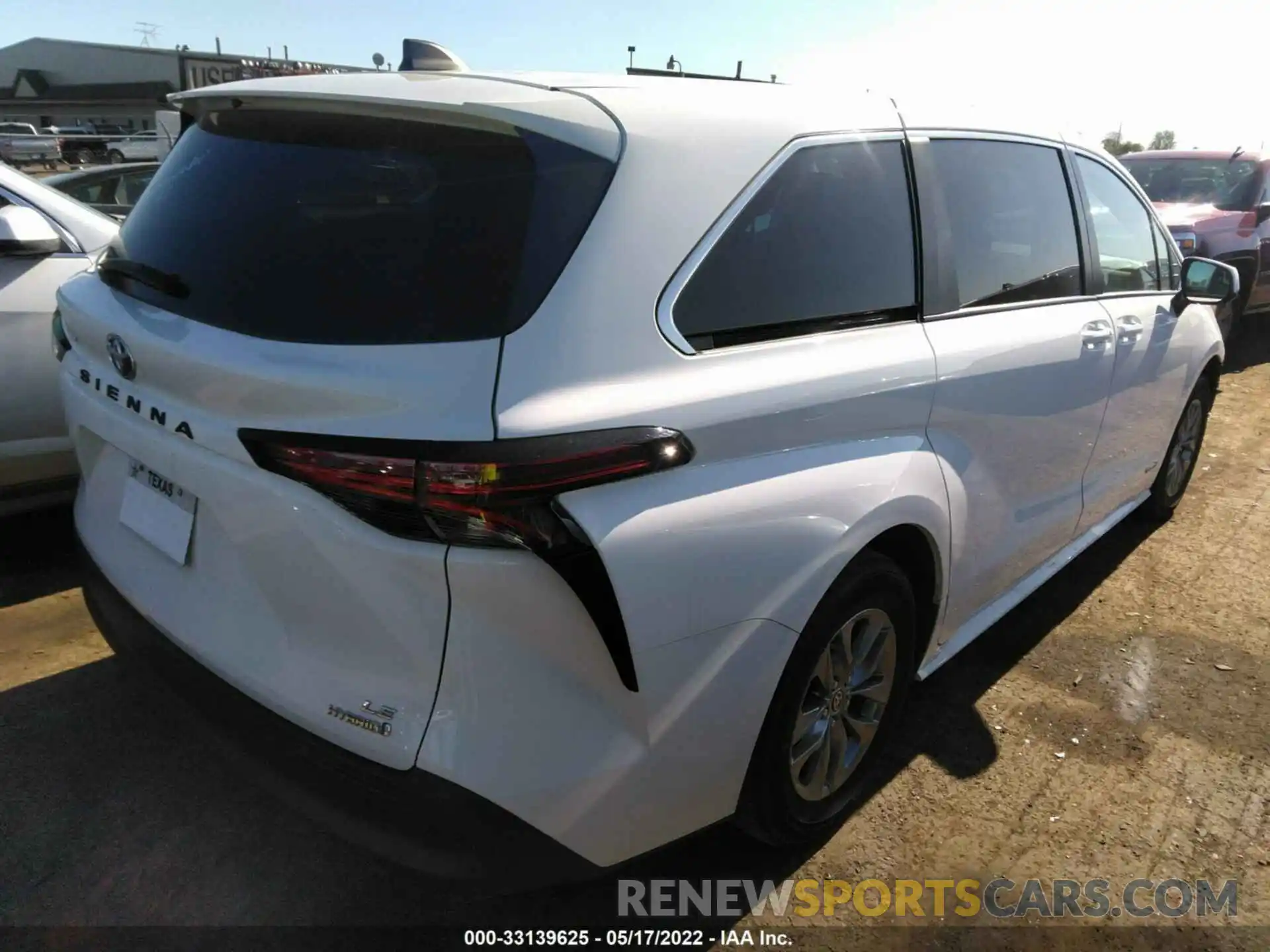 4 Фотография поврежденного автомобиля 5TDKRKEC3MS016256 TOYOTA SIENNA 2021