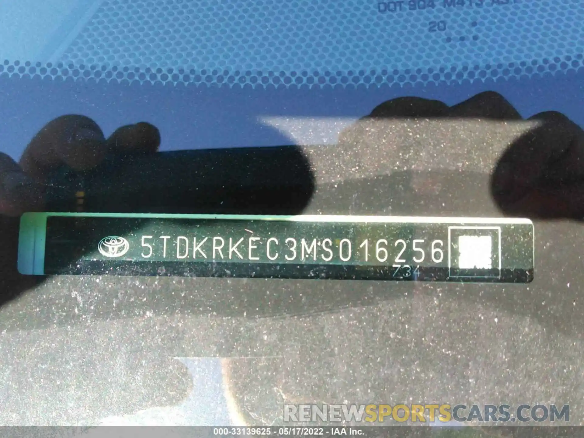 9 Фотография поврежденного автомобиля 5TDKRKEC3MS016256 TOYOTA SIENNA 2021