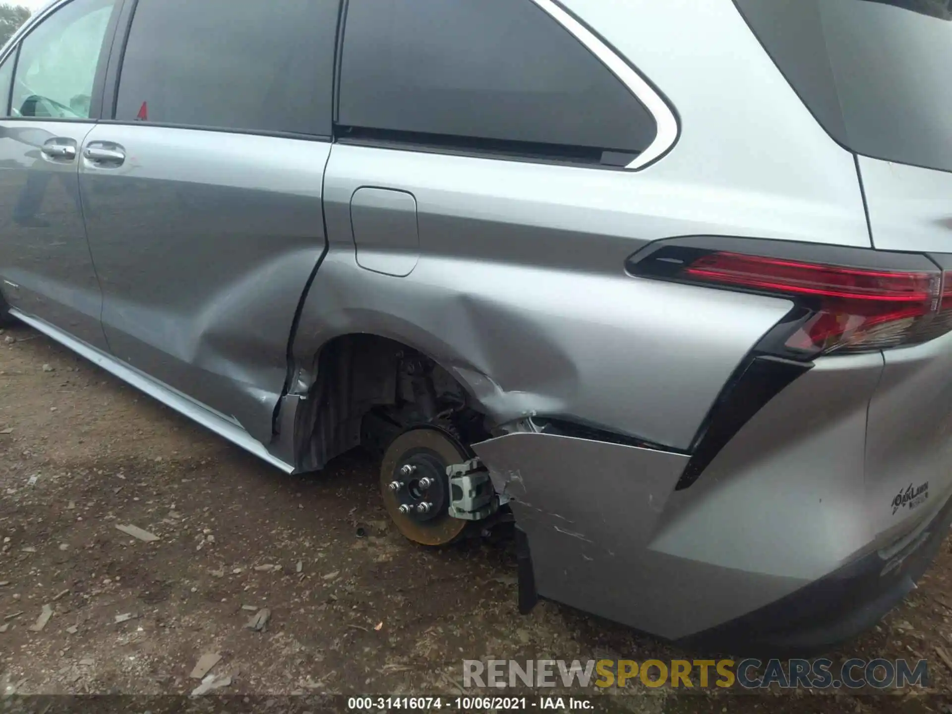 6 Photograph of a damaged car 5TDKRKEC3MS022154 TOYOTA SIENNA 2021