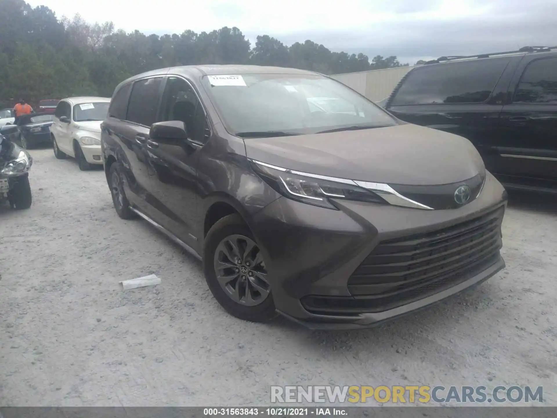 1 Photograph of a damaged car 5TDKRKEC3MS028682 TOYOTA SIENNA 2021