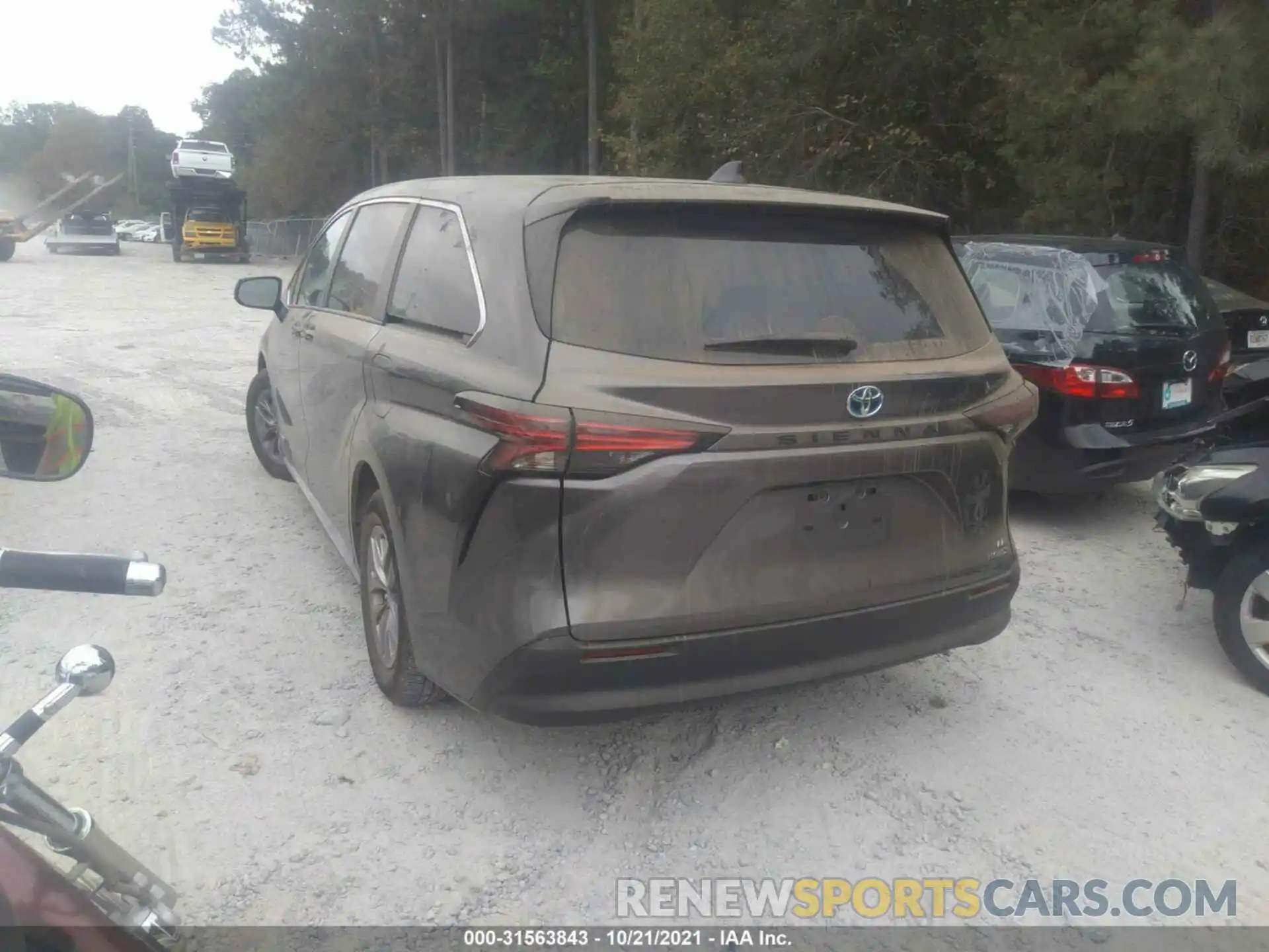 3 Фотография поврежденного автомобиля 5TDKRKEC3MS028682 TOYOTA SIENNA 2021