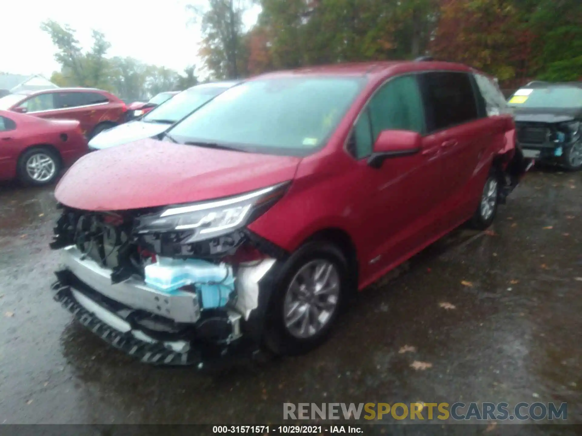 2 Photograph of a damaged car 5TDKRKEC3MS029718 TOYOTA SIENNA 2021