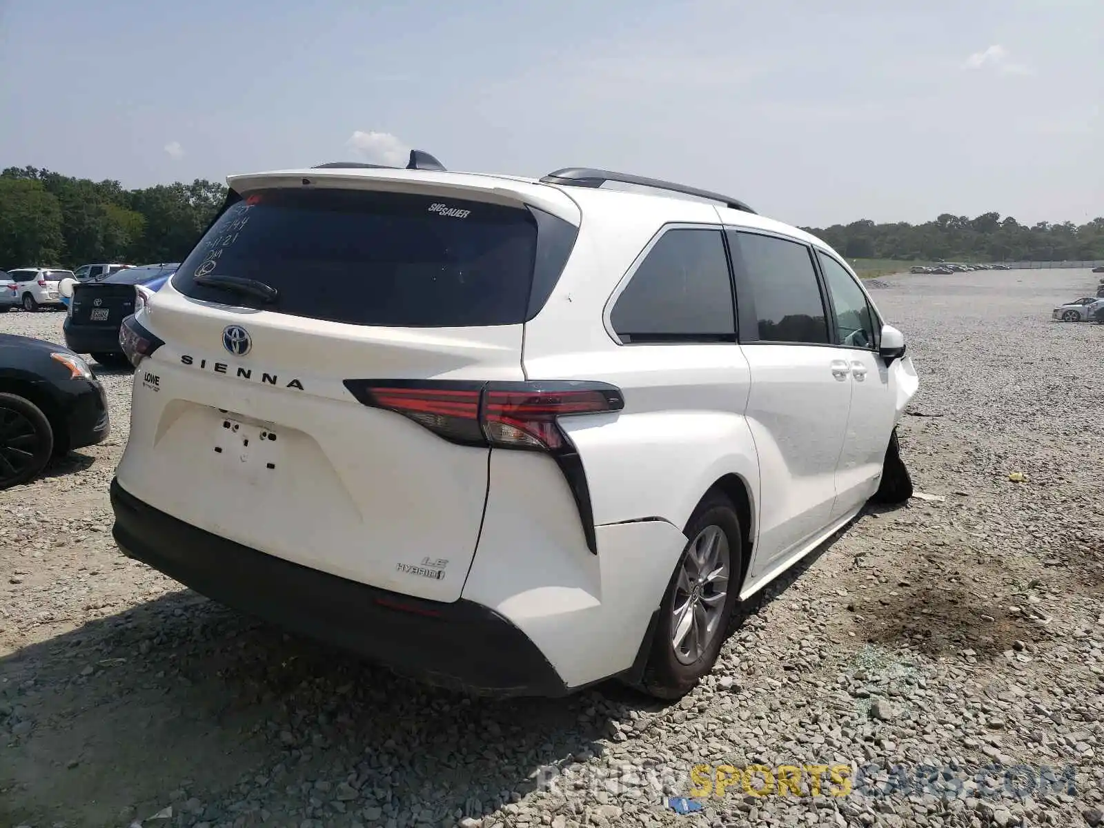 4 Фотография поврежденного автомобиля 5TDKRKEC3MS031615 TOYOTA SIENNA 2021