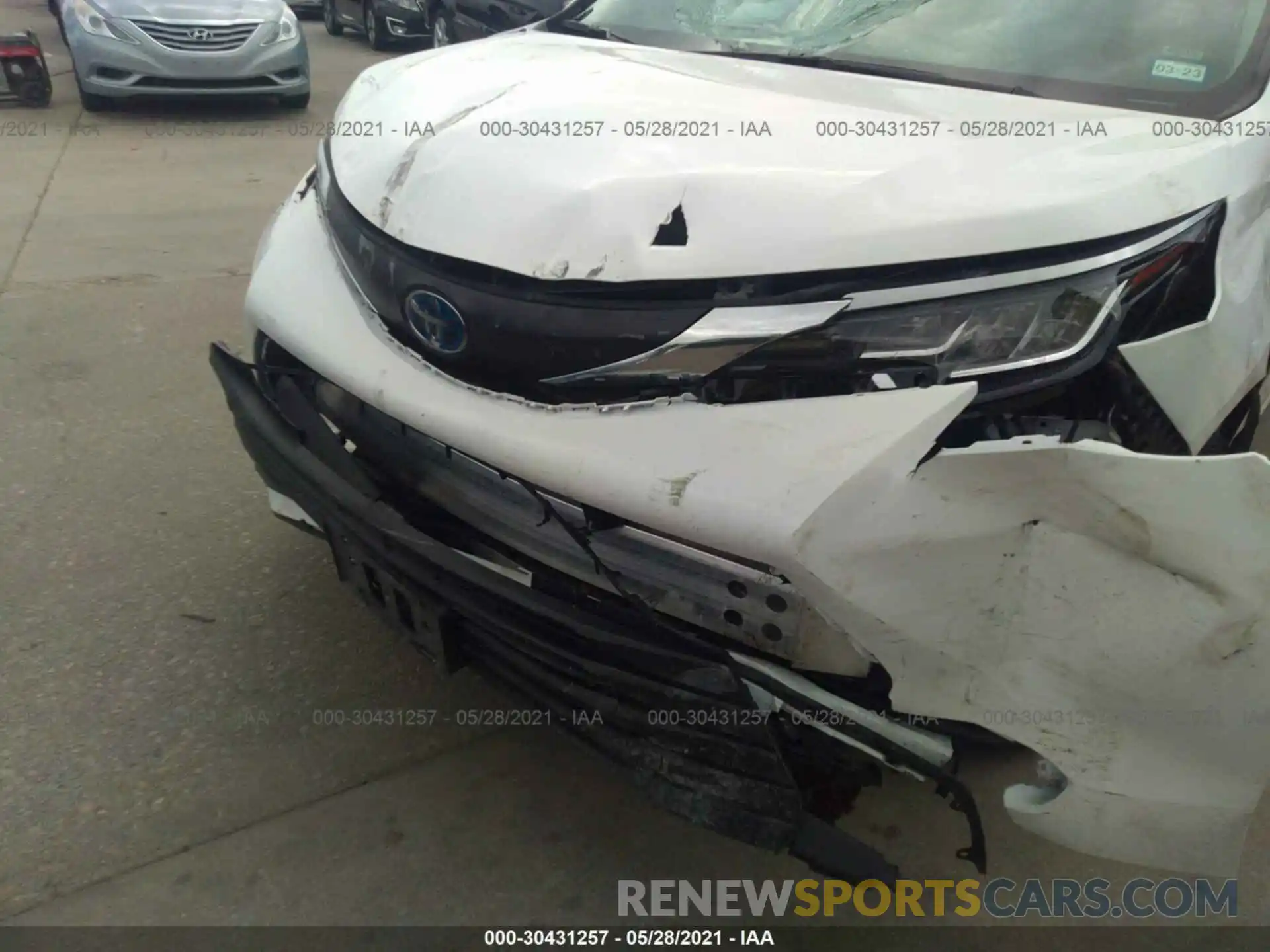 6 Фотография поврежденного автомобиля 5TDKRKEC3MS035874 TOYOTA SIENNA 2021